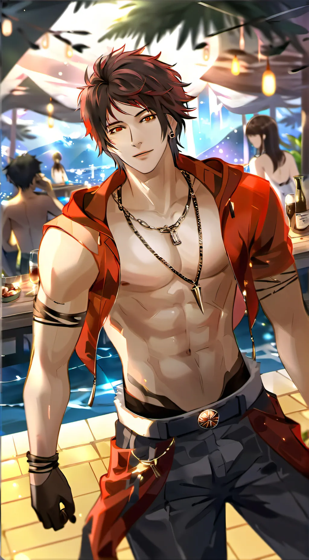 ai character: kirishima background