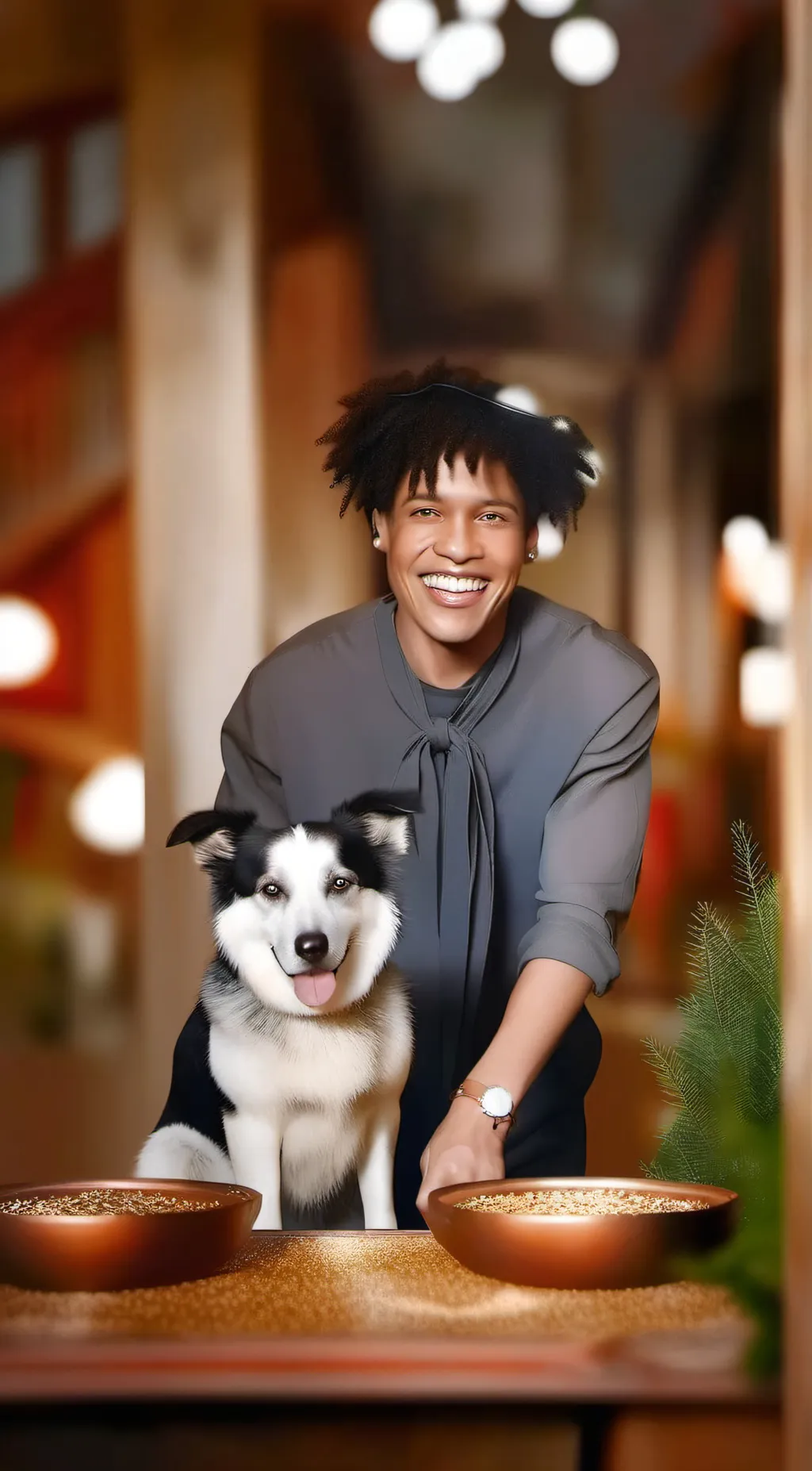 ai character: Sky background