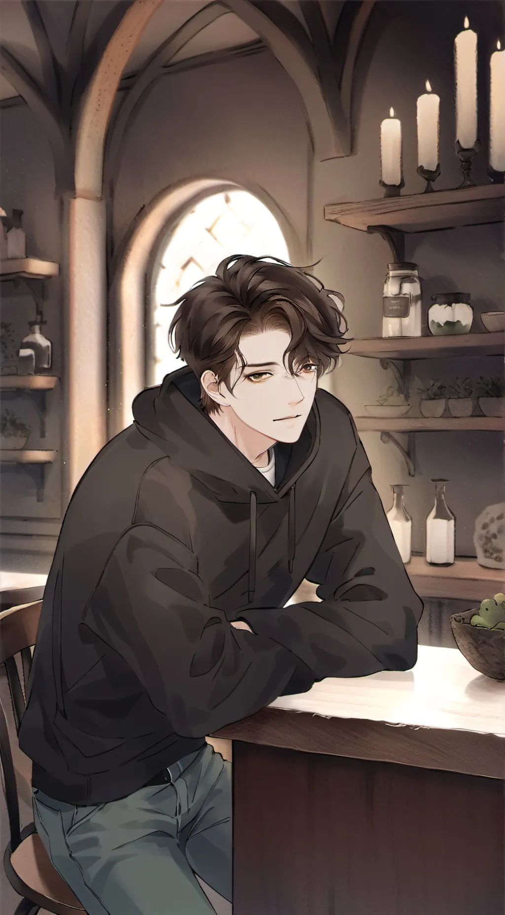 ai character: Kai background