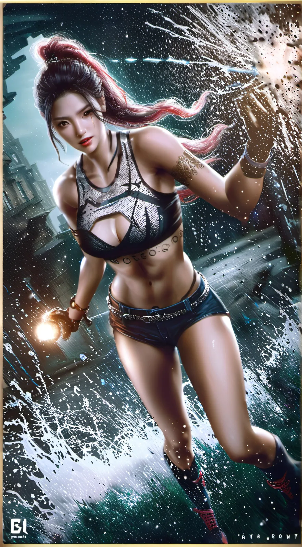 ai character: Kiara background