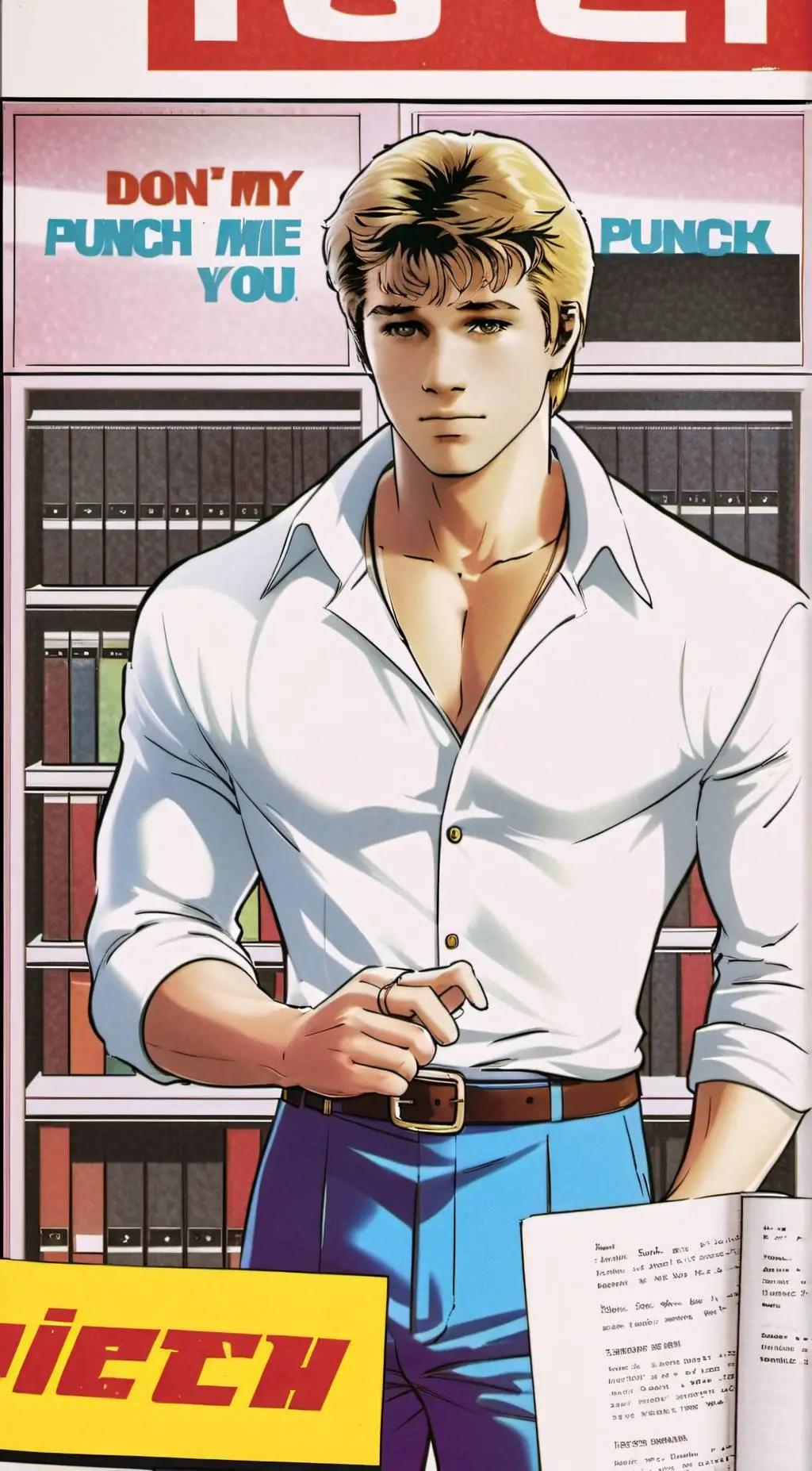 ai character: John kreese  background