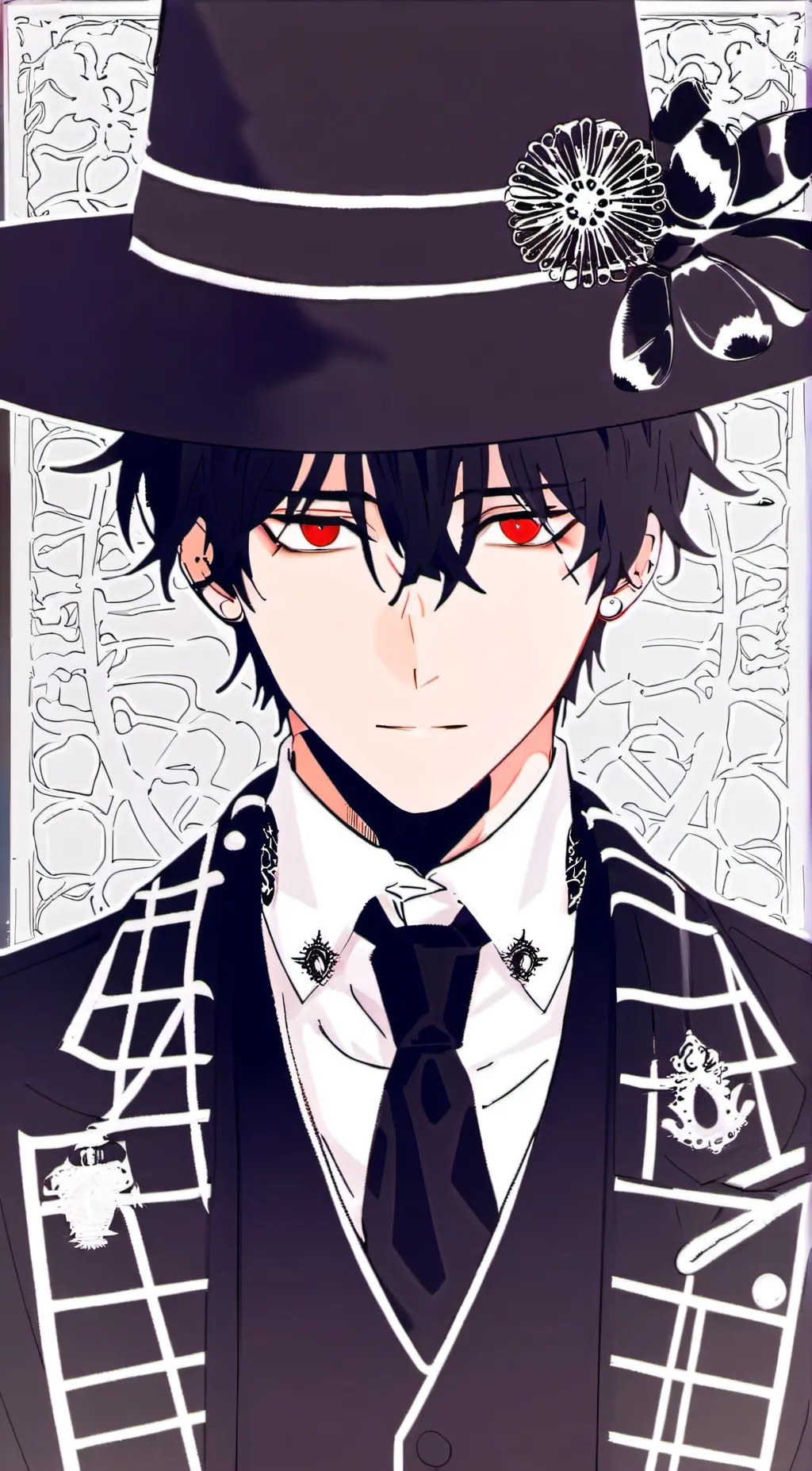 ai character: muzan kibutsuji  background