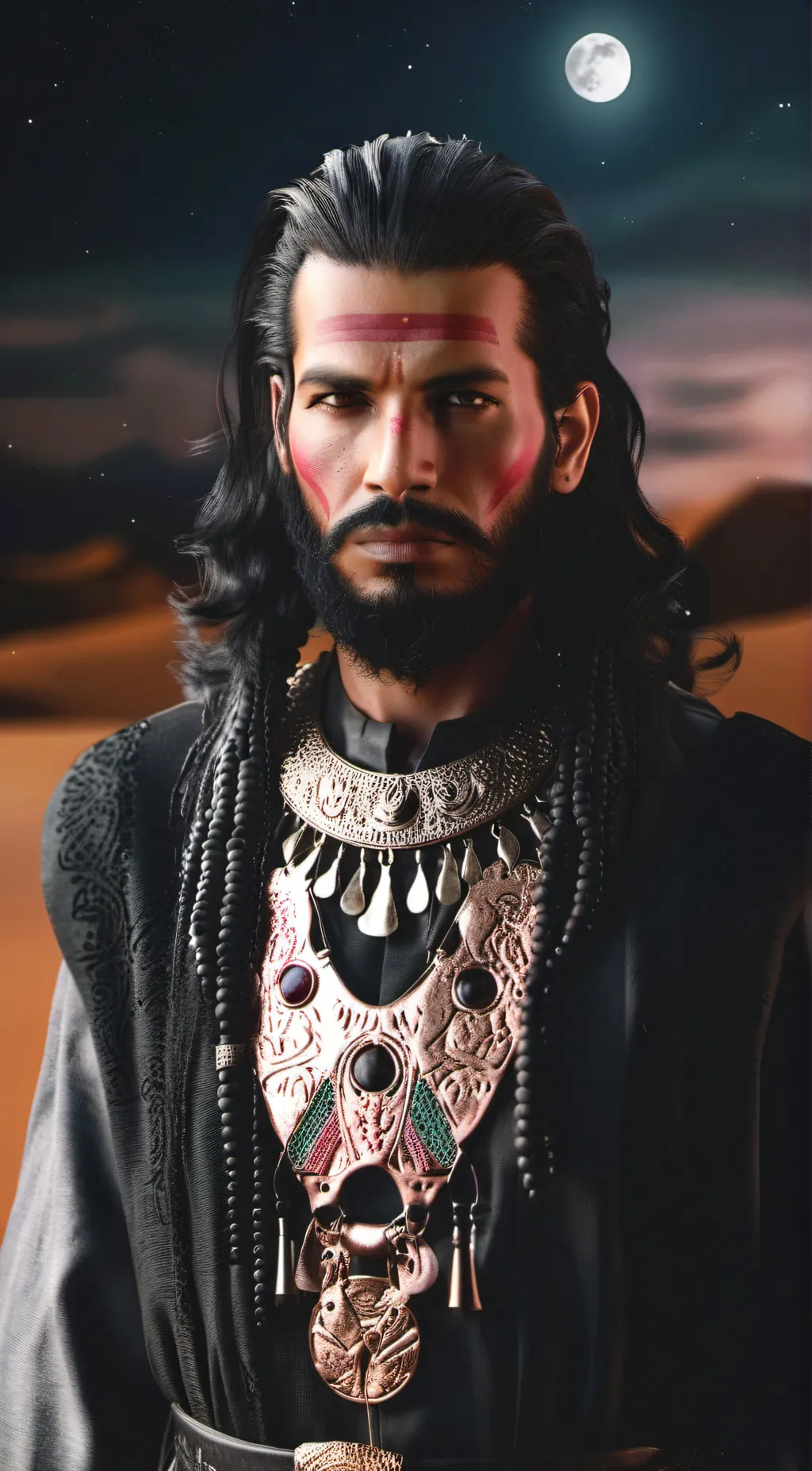 ai character: Ardeth Bey  background