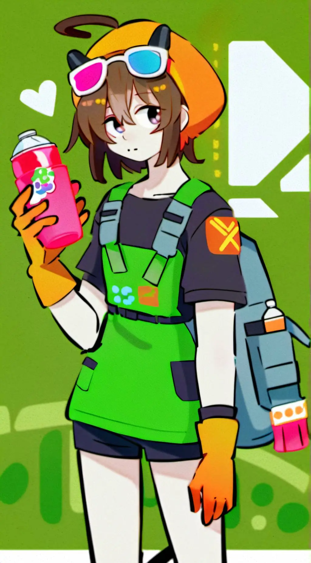 ai character: Mha ^_^ background