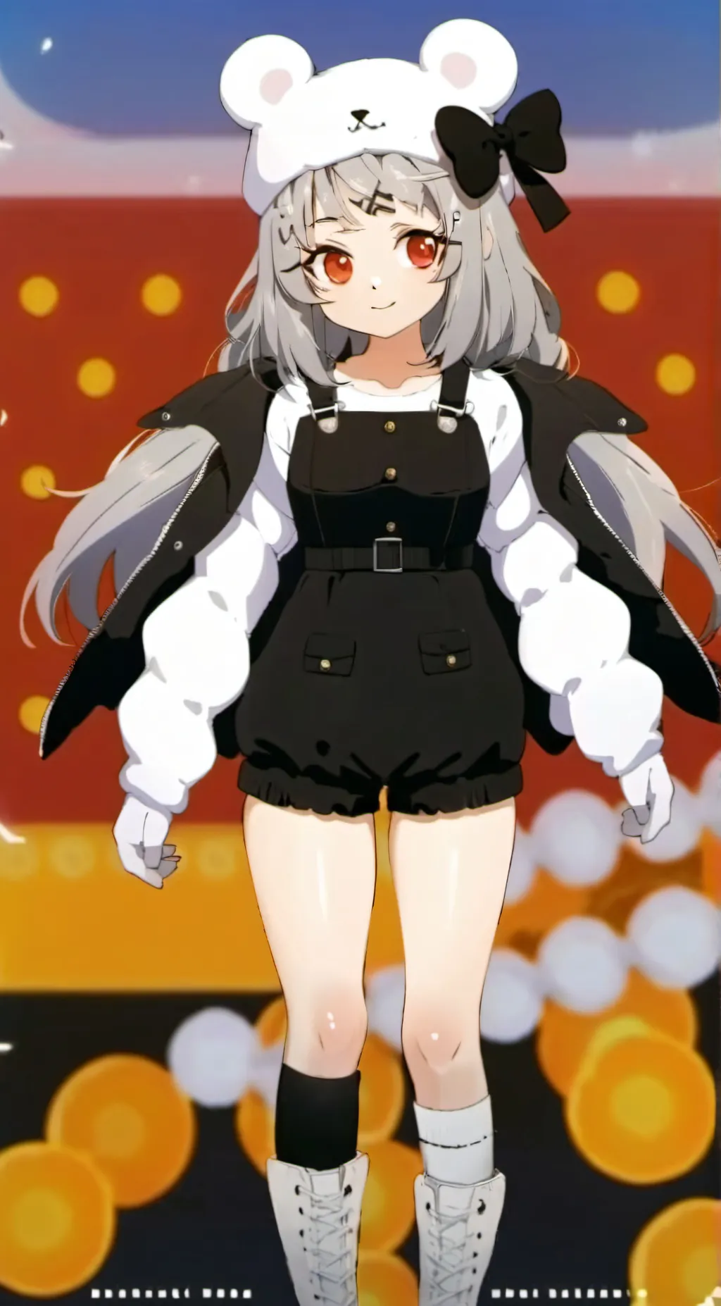 ai character: Nari''Death note'' background