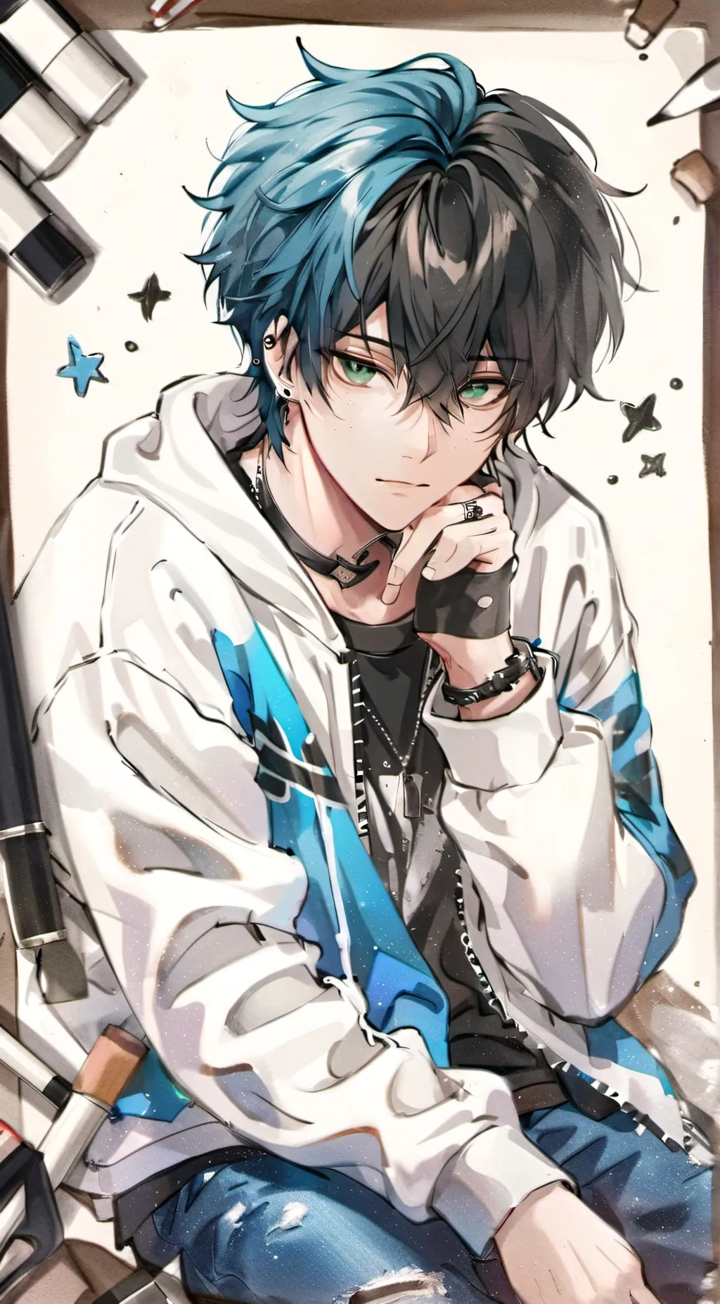 ai character: {Kai} background