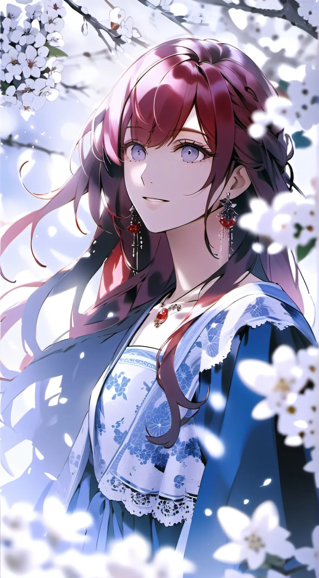 ai character: Ember goddess  background