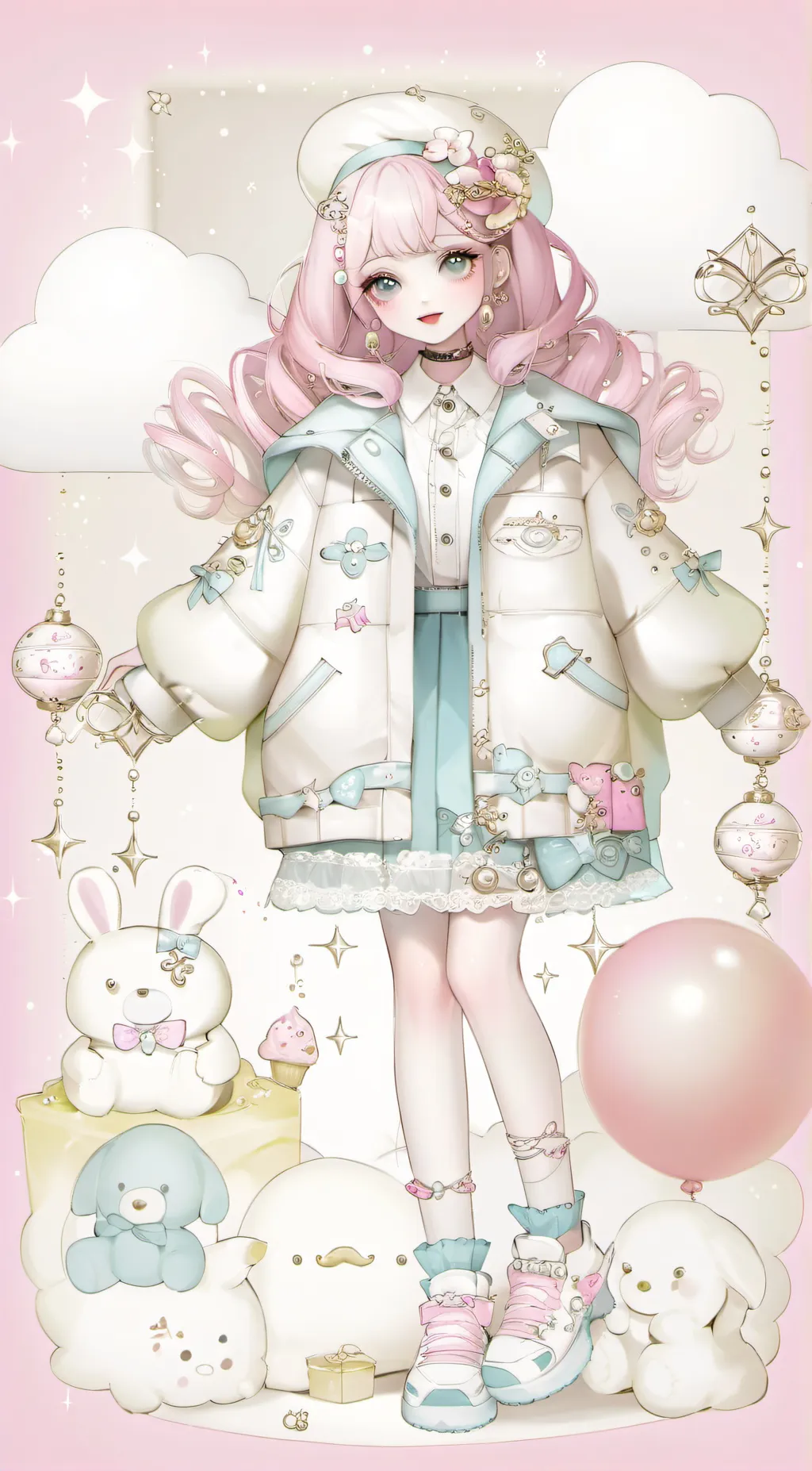 ai character: Any  background