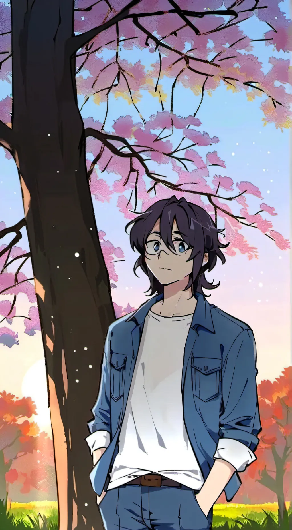 ai character: sally face background