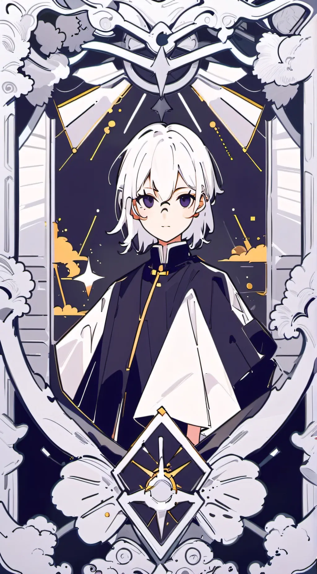 ai character: ypu x husky background