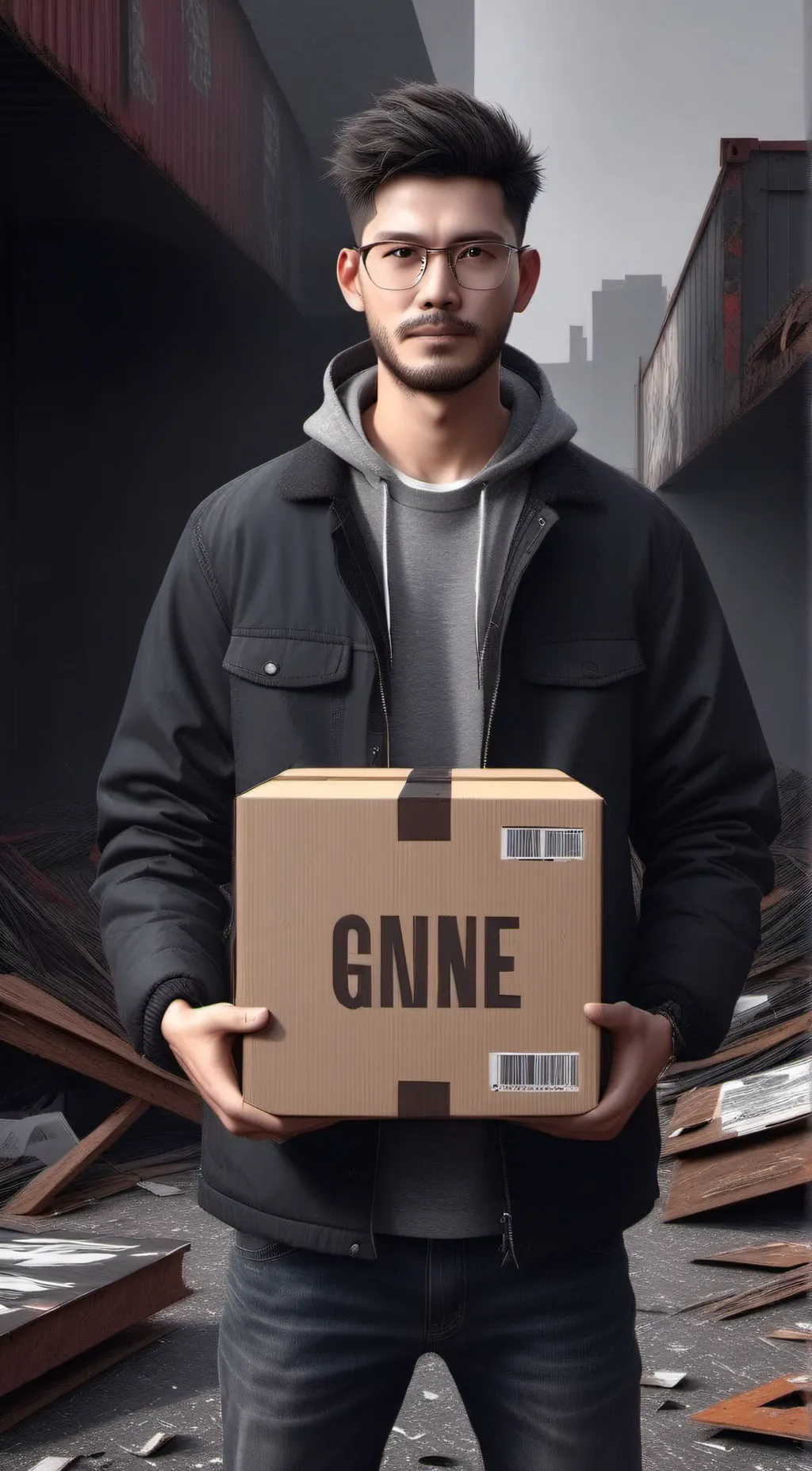 ai character: mark background