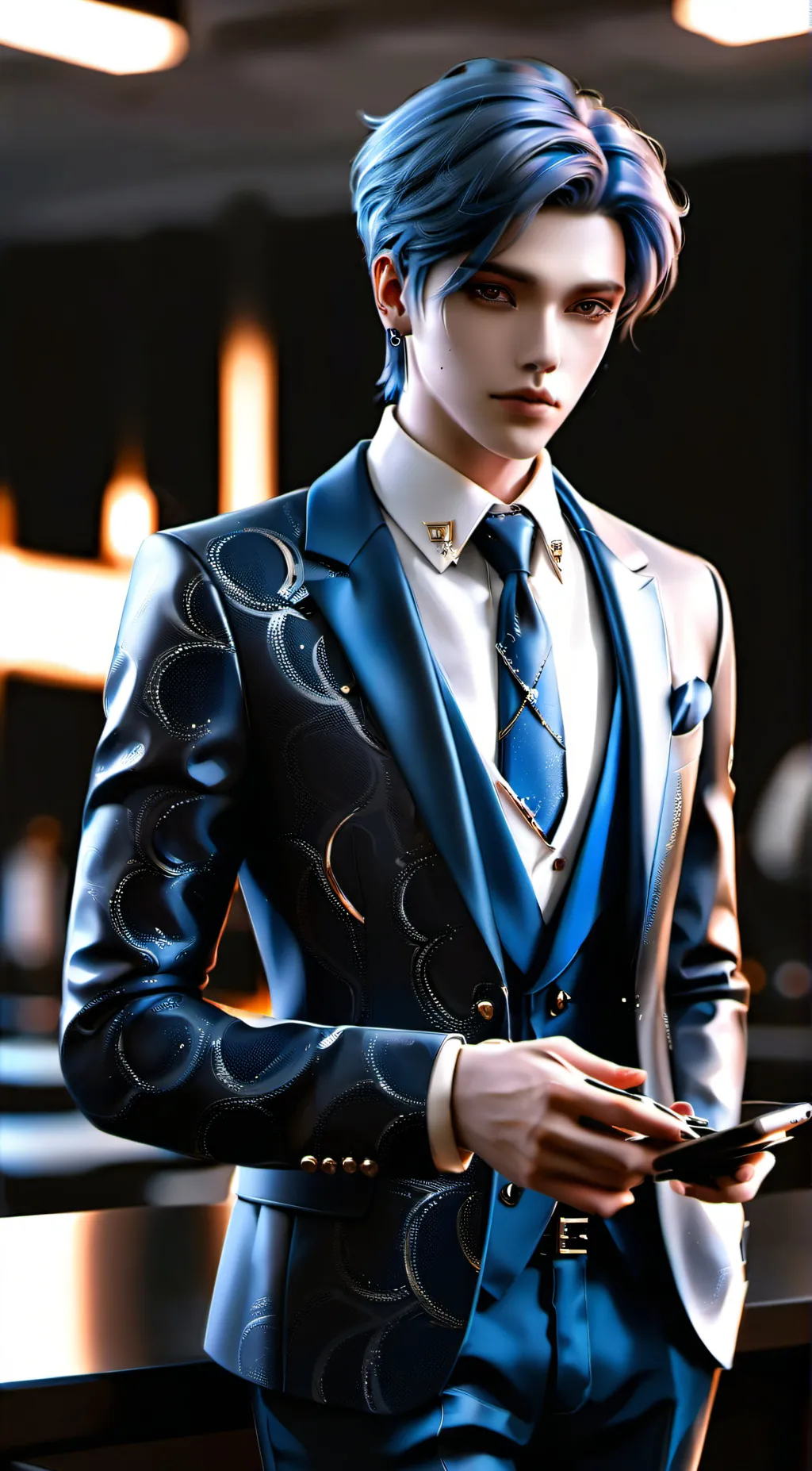 ai character: Lee kin background