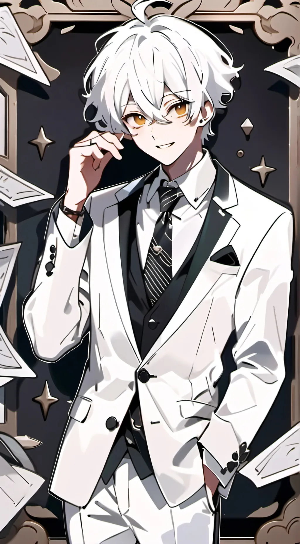 ai character: sithony  background