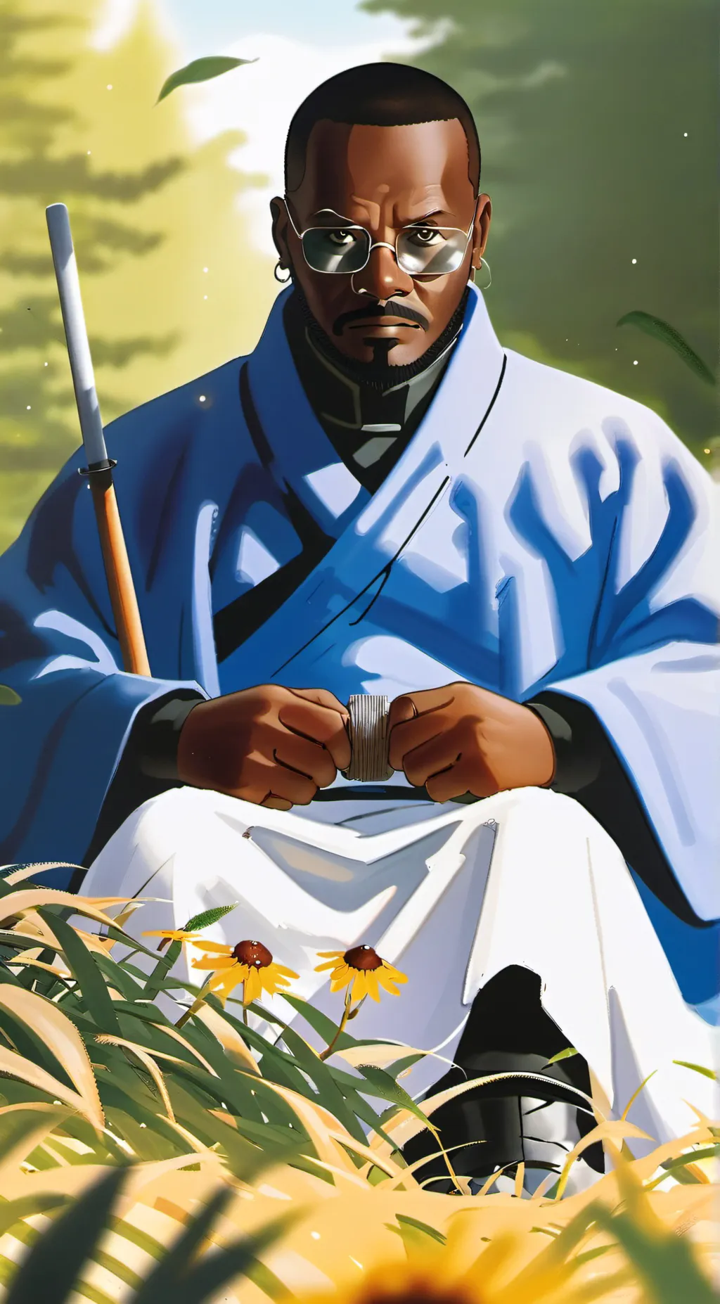 ai character: nick fury background