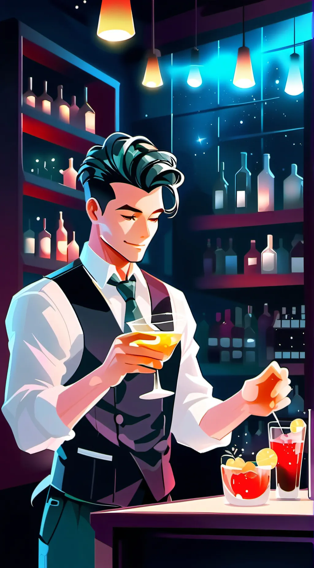 ai character: HH background