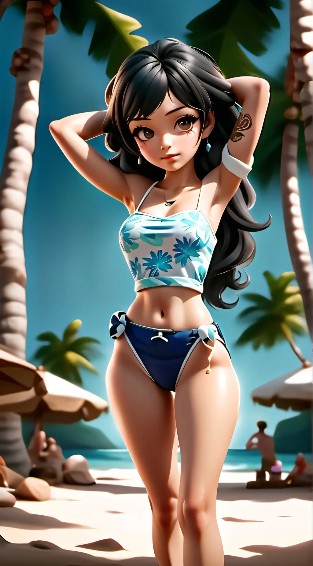 ai character: Mika background