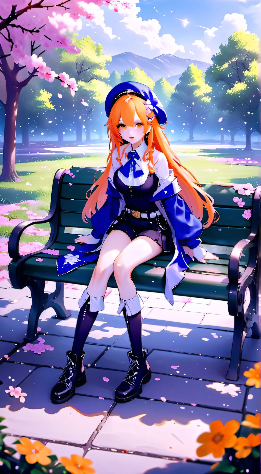 ai character: Victoria  background
