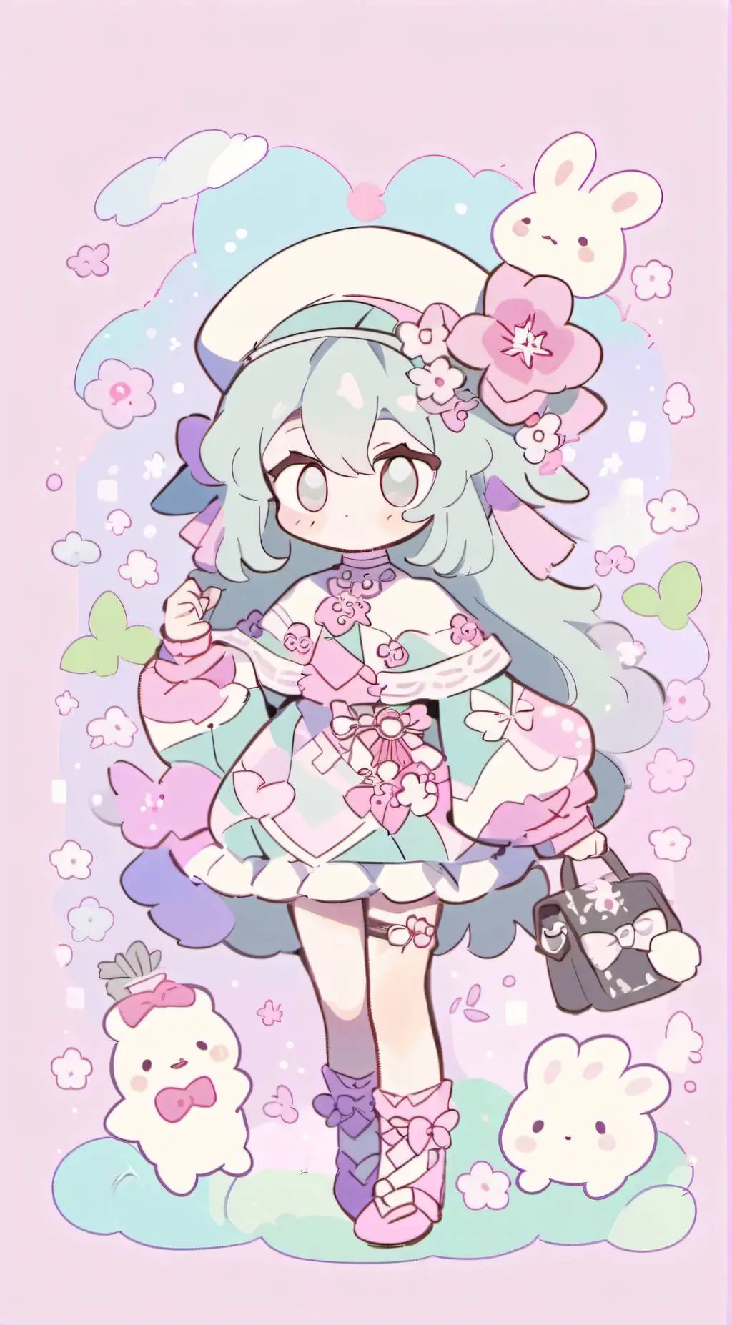 ai character: Bellatrix 🩶 background