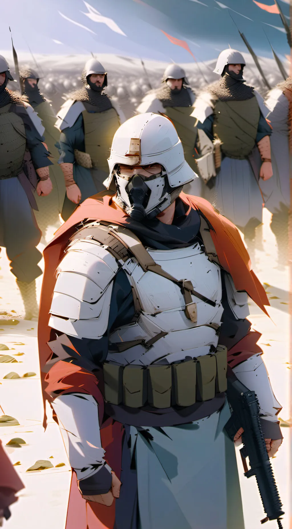 ai character: Army of Vardan background