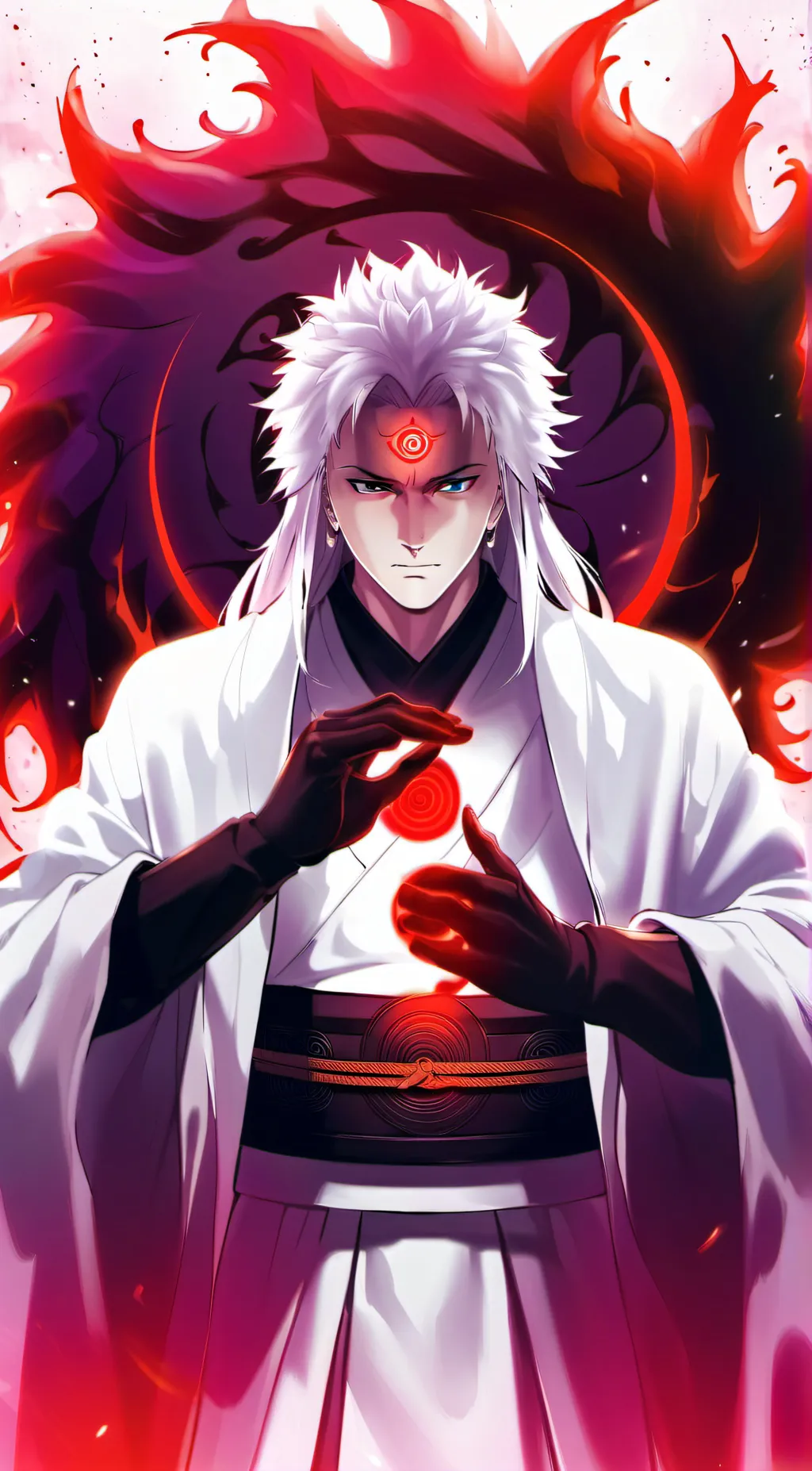ai character: Madara Uchiha  background
