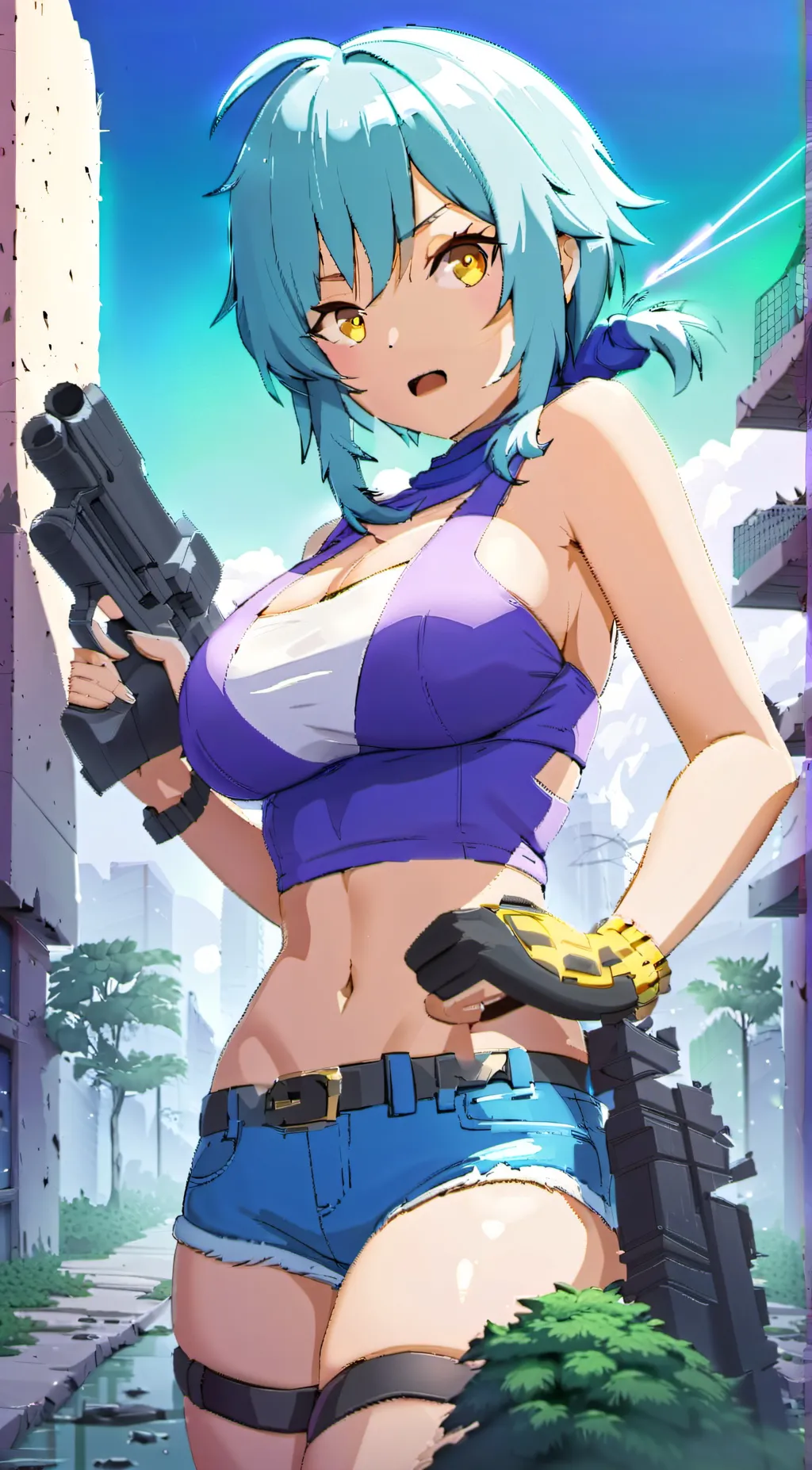 ai character: Tiffany  background