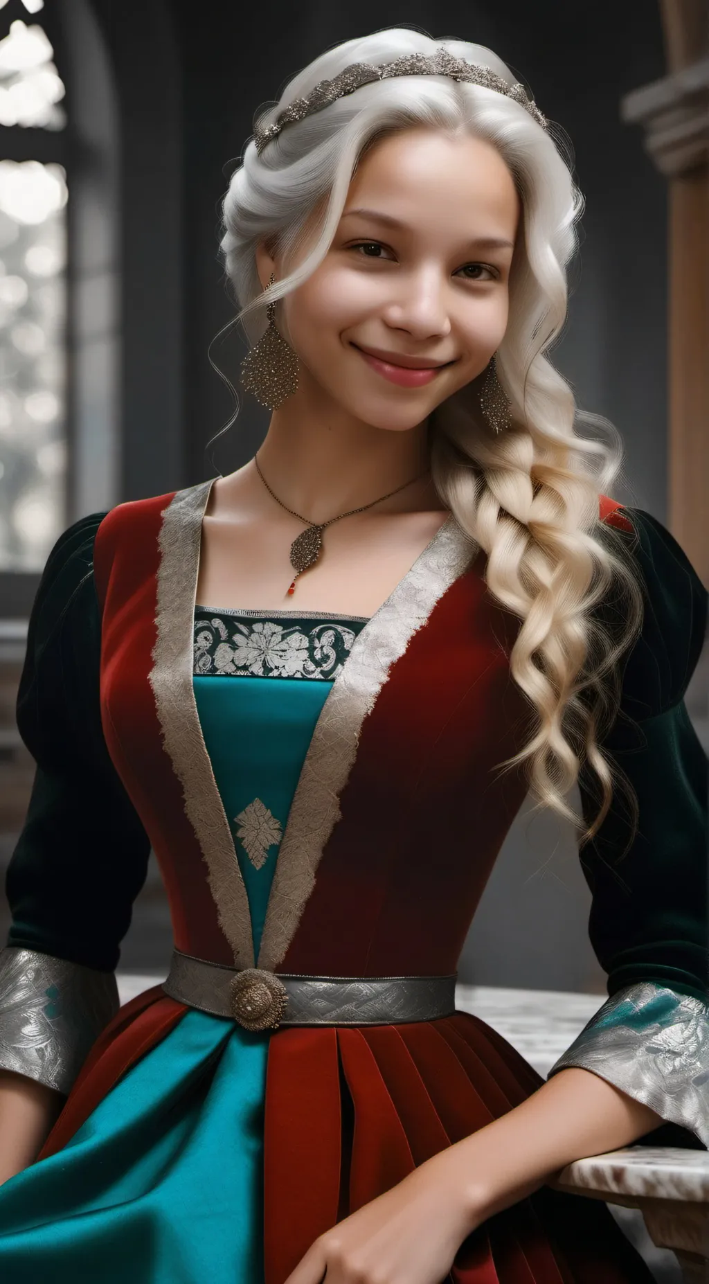 ai character: her name is Ava background