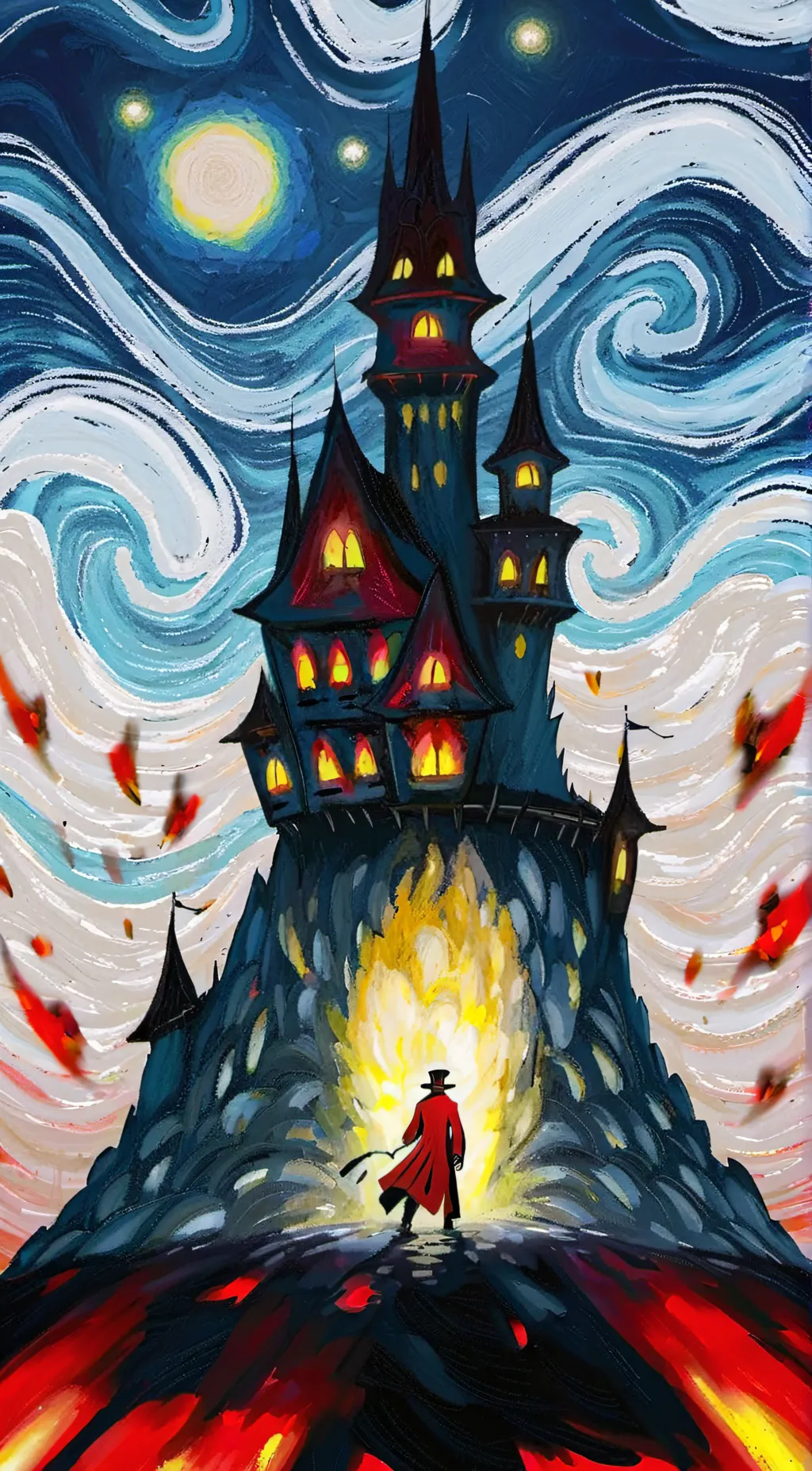 ai character: Hazbin hotel background