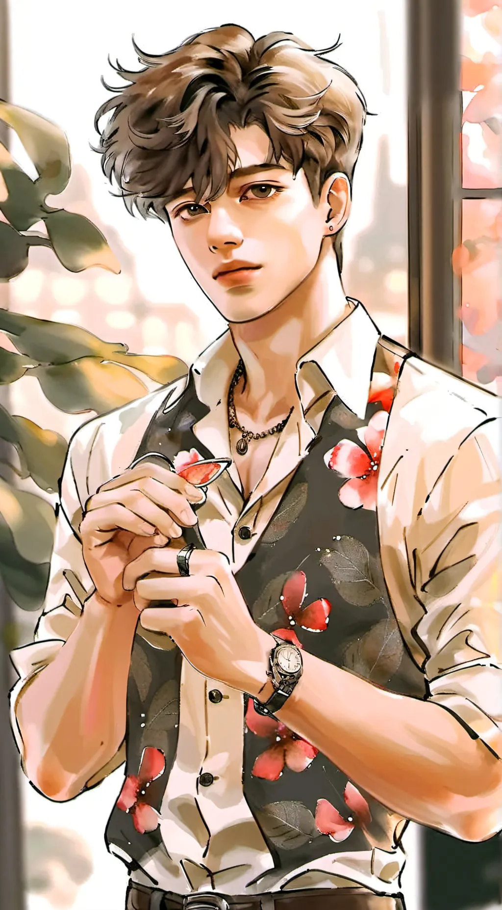 ai character: liam background