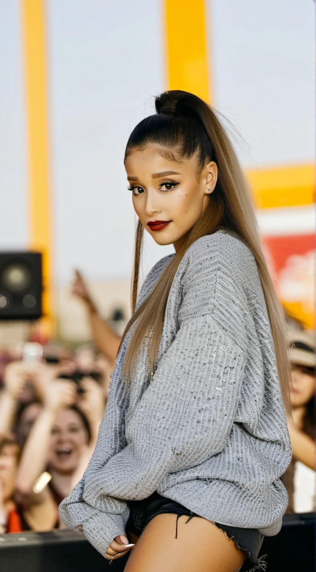 ai character: Ariana Grande (ari background