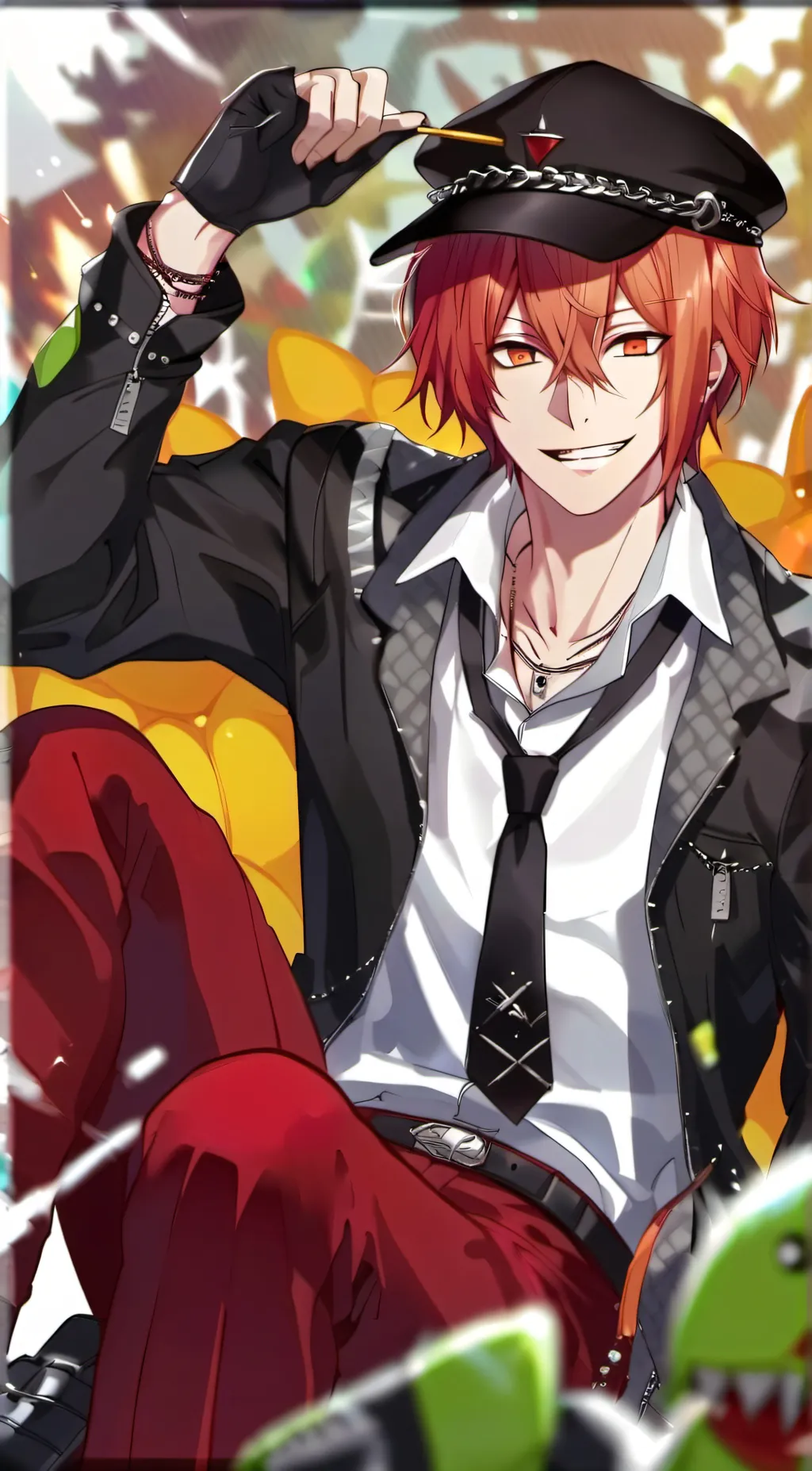ai character: Eijiro Kirishima♥~ background