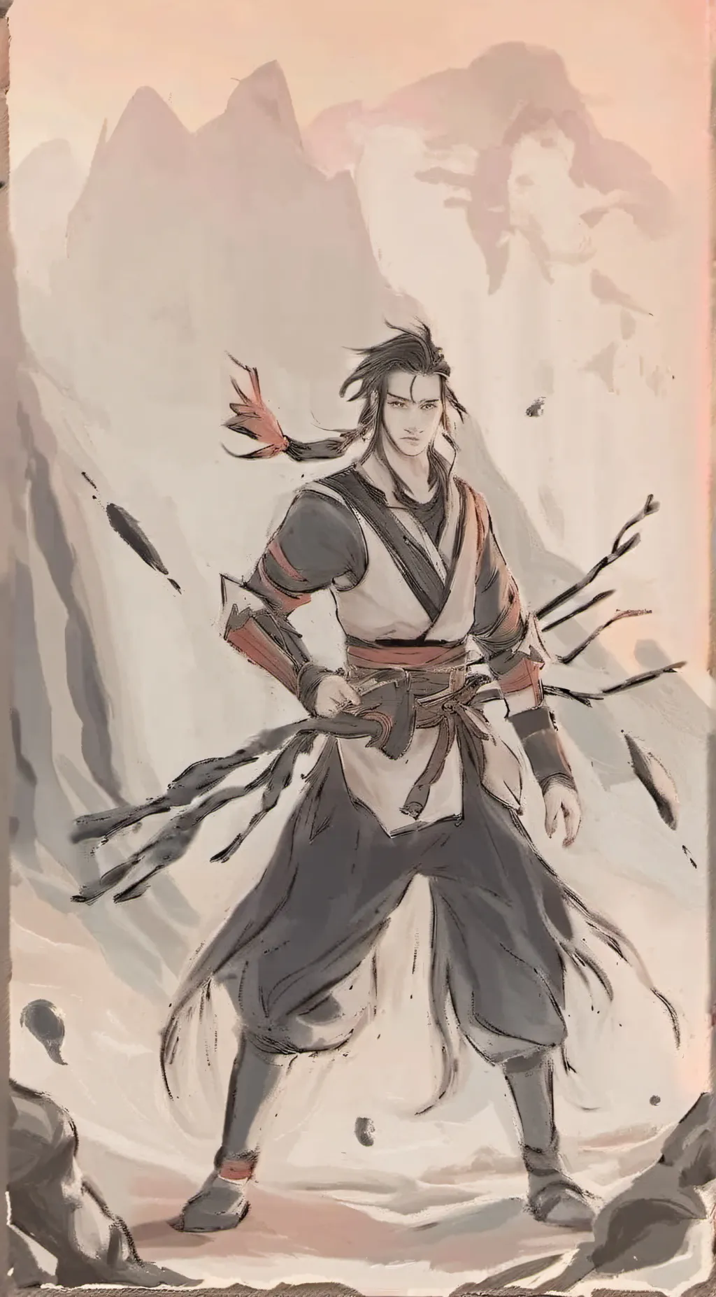 ai character: Jason suela  background