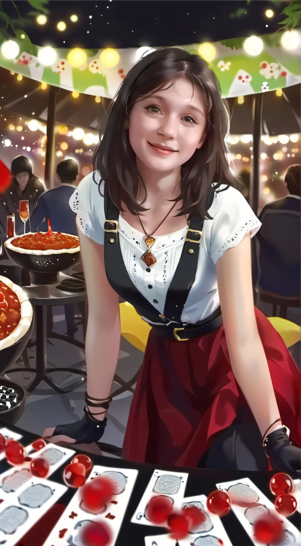 ai character: olivia. background