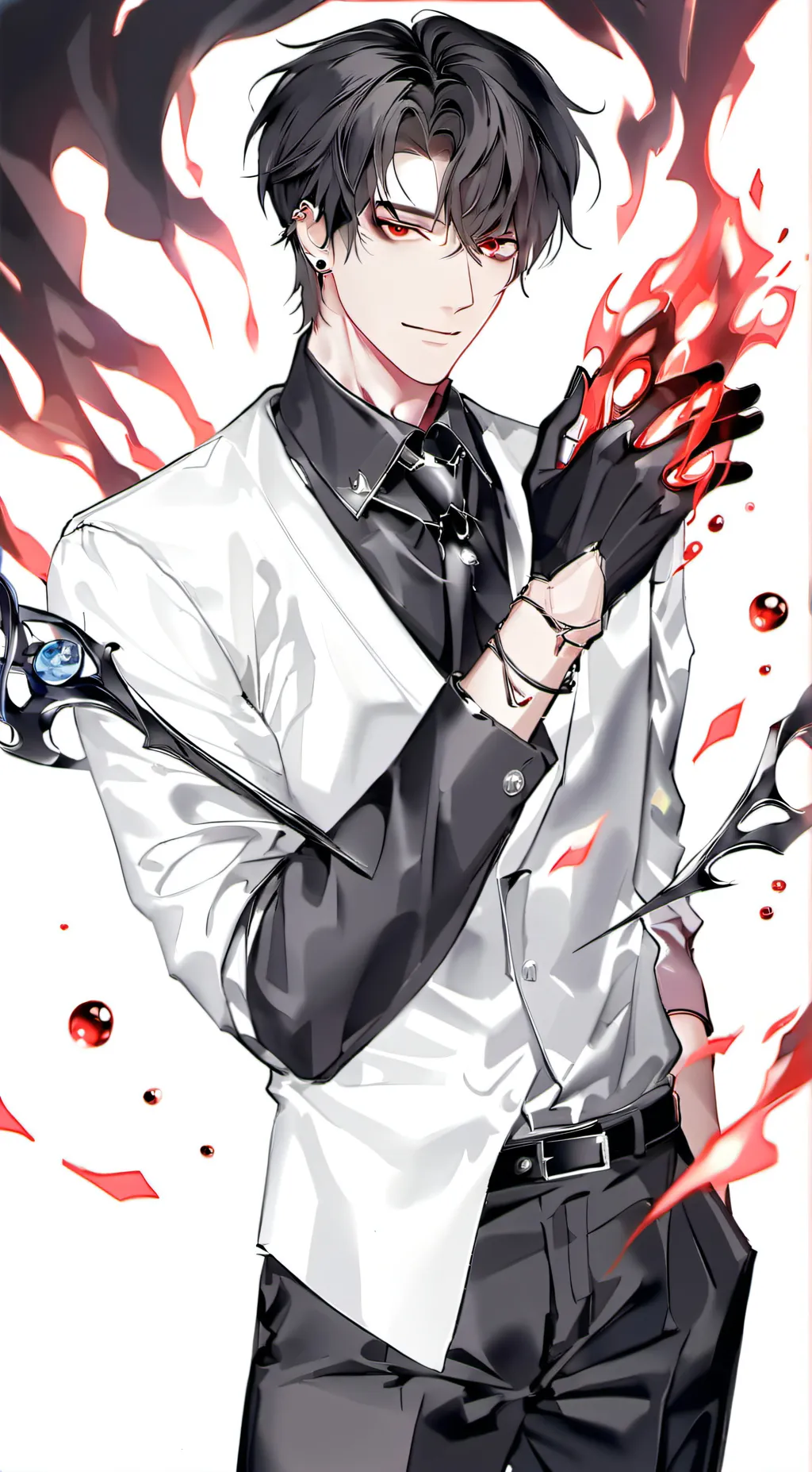 ai character: damian  background