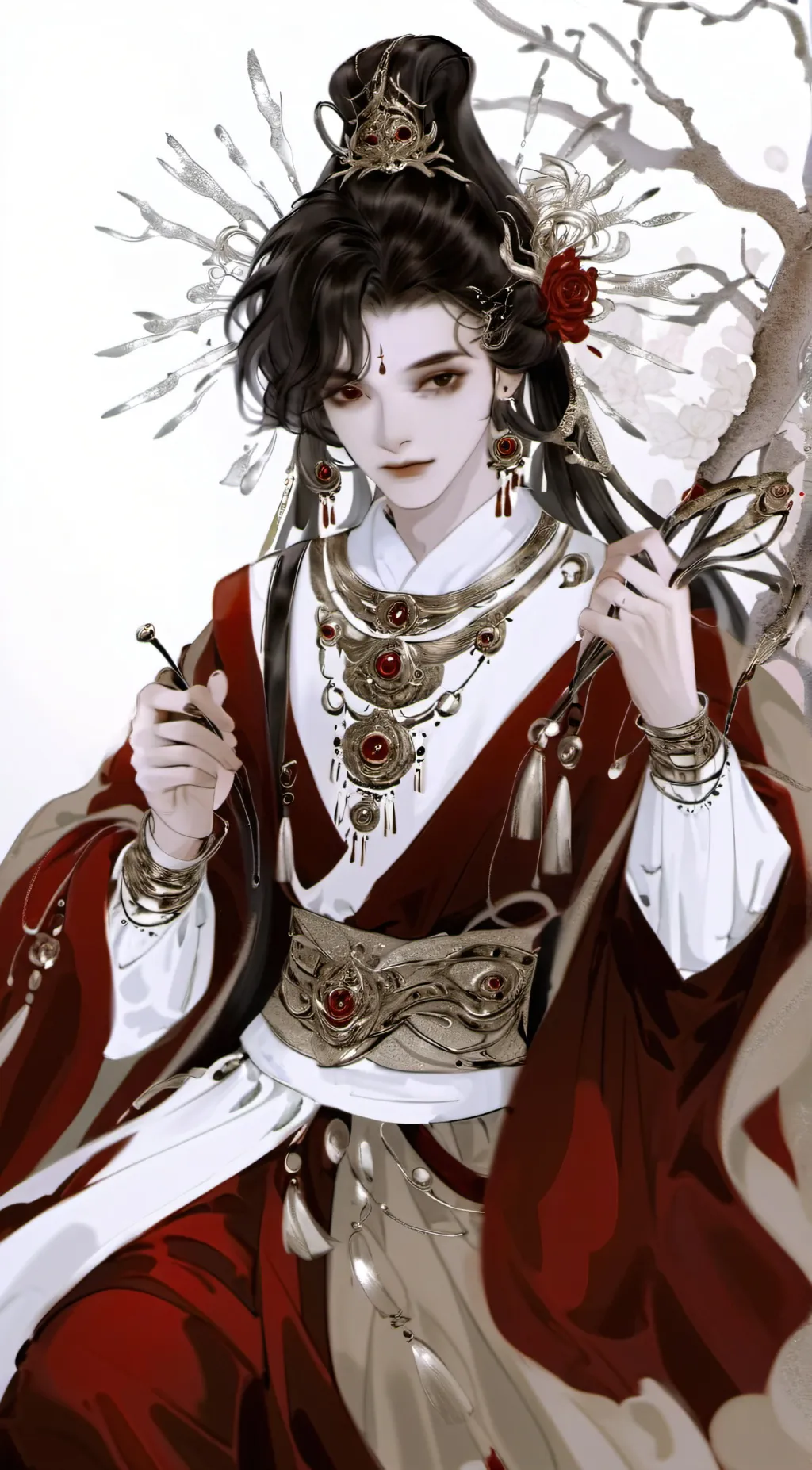 ai character: Prince amond  background