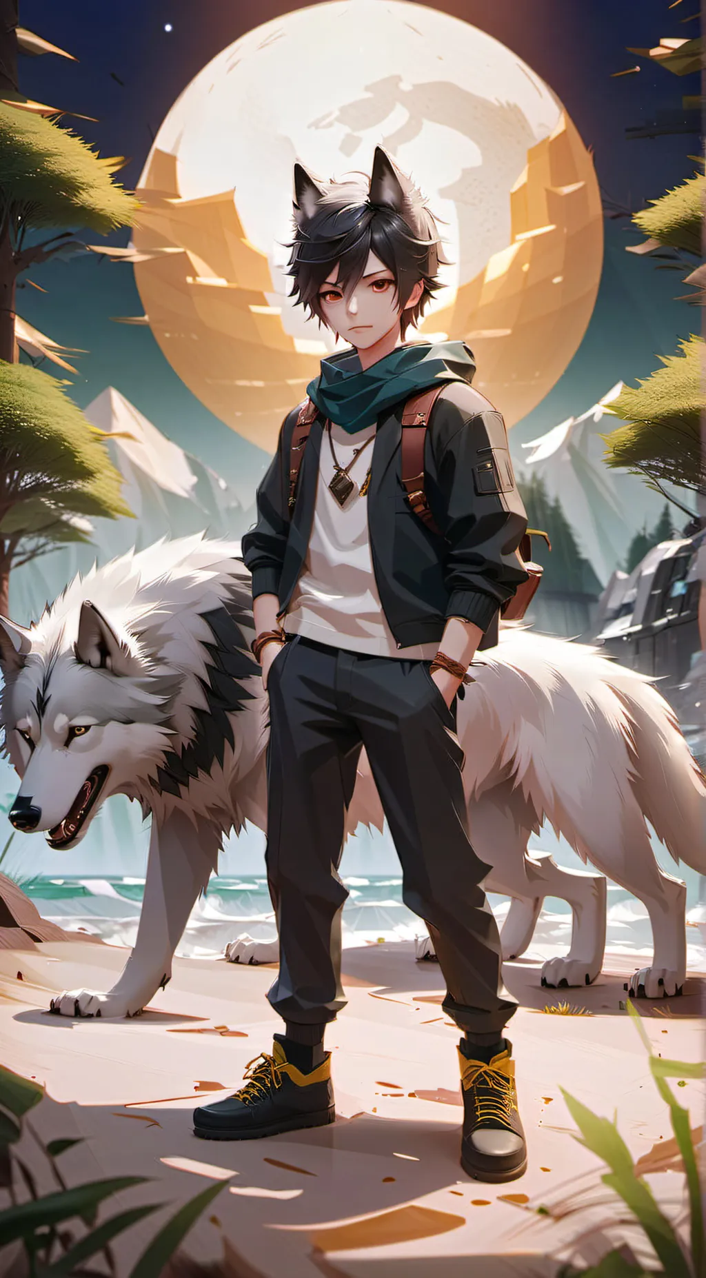 ai character: Caleb background