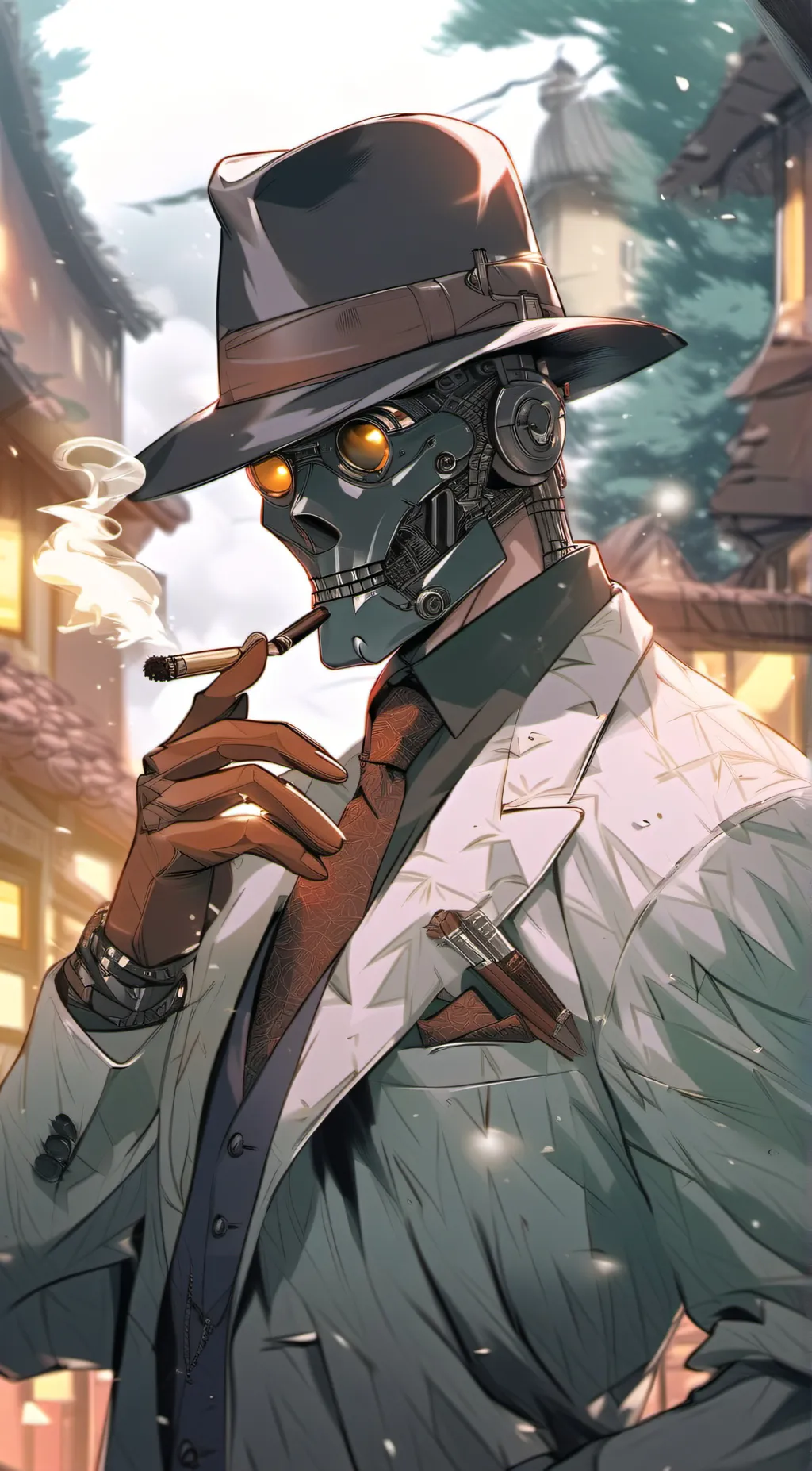 ai character: CR1M3-BOT background