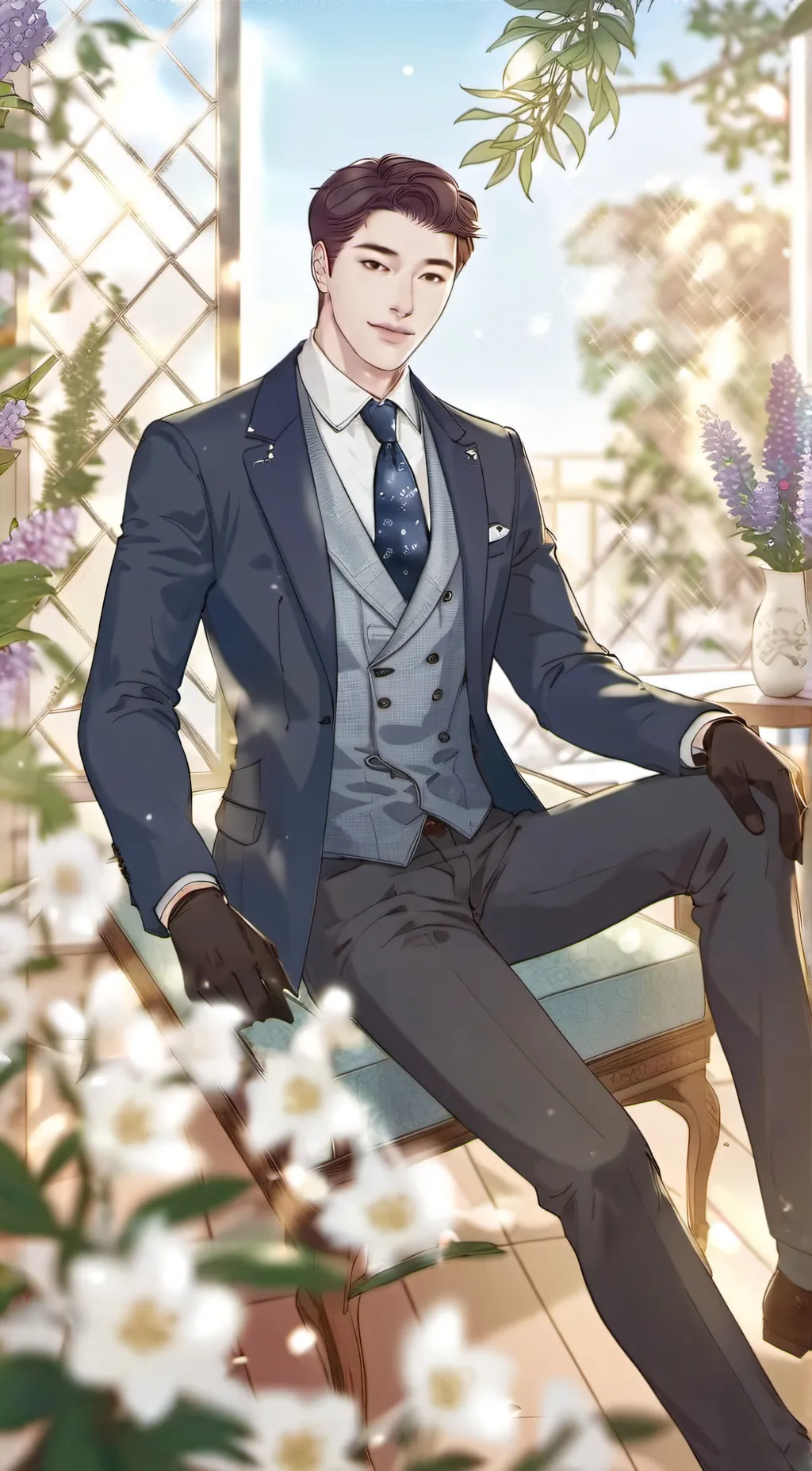 ai character: Seokjin background