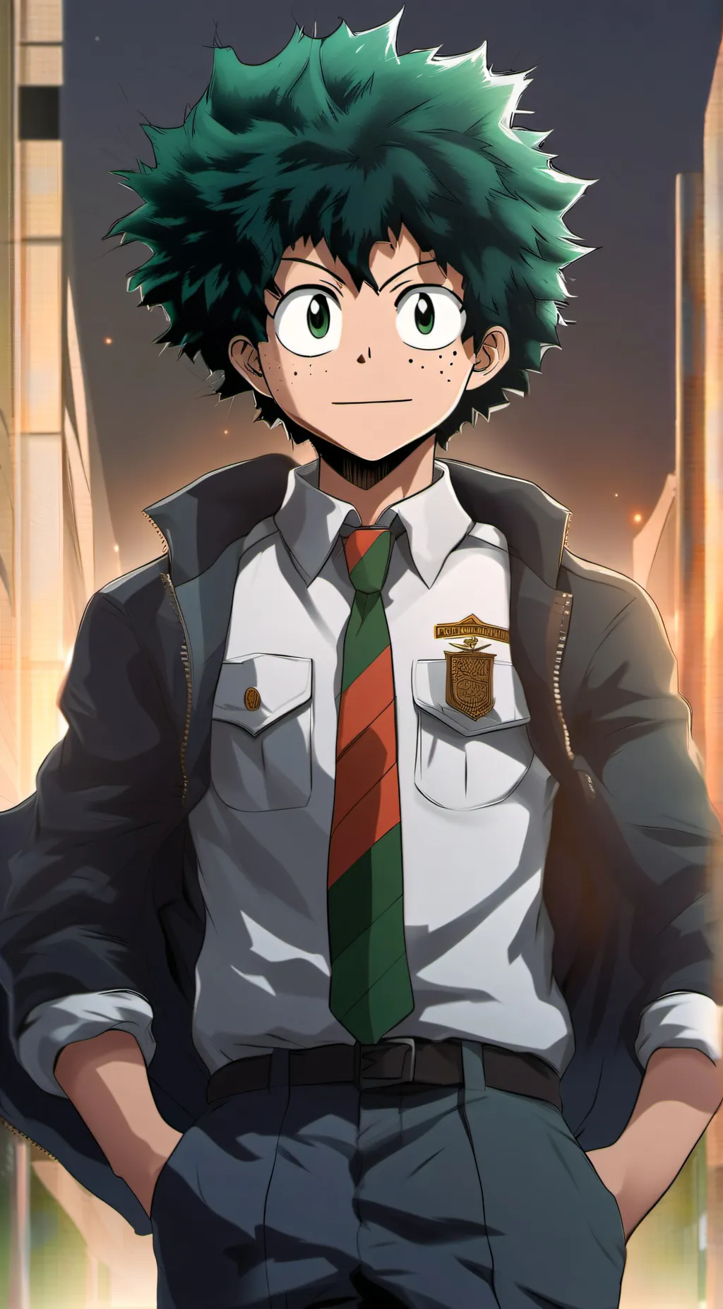 ai character: Mha but different background