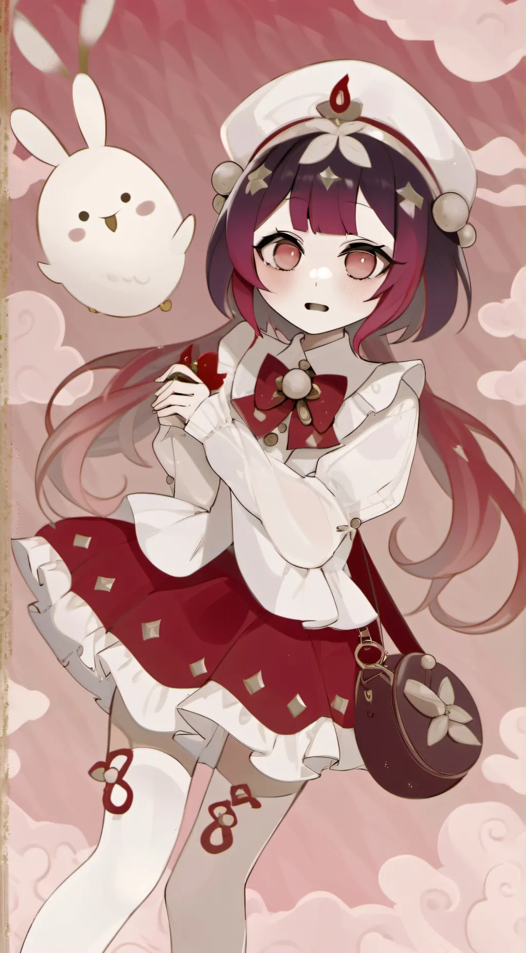 ai character: Velvet background