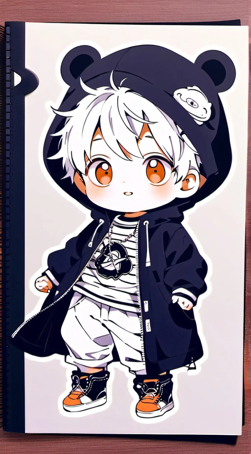 ai character: Baby boy background