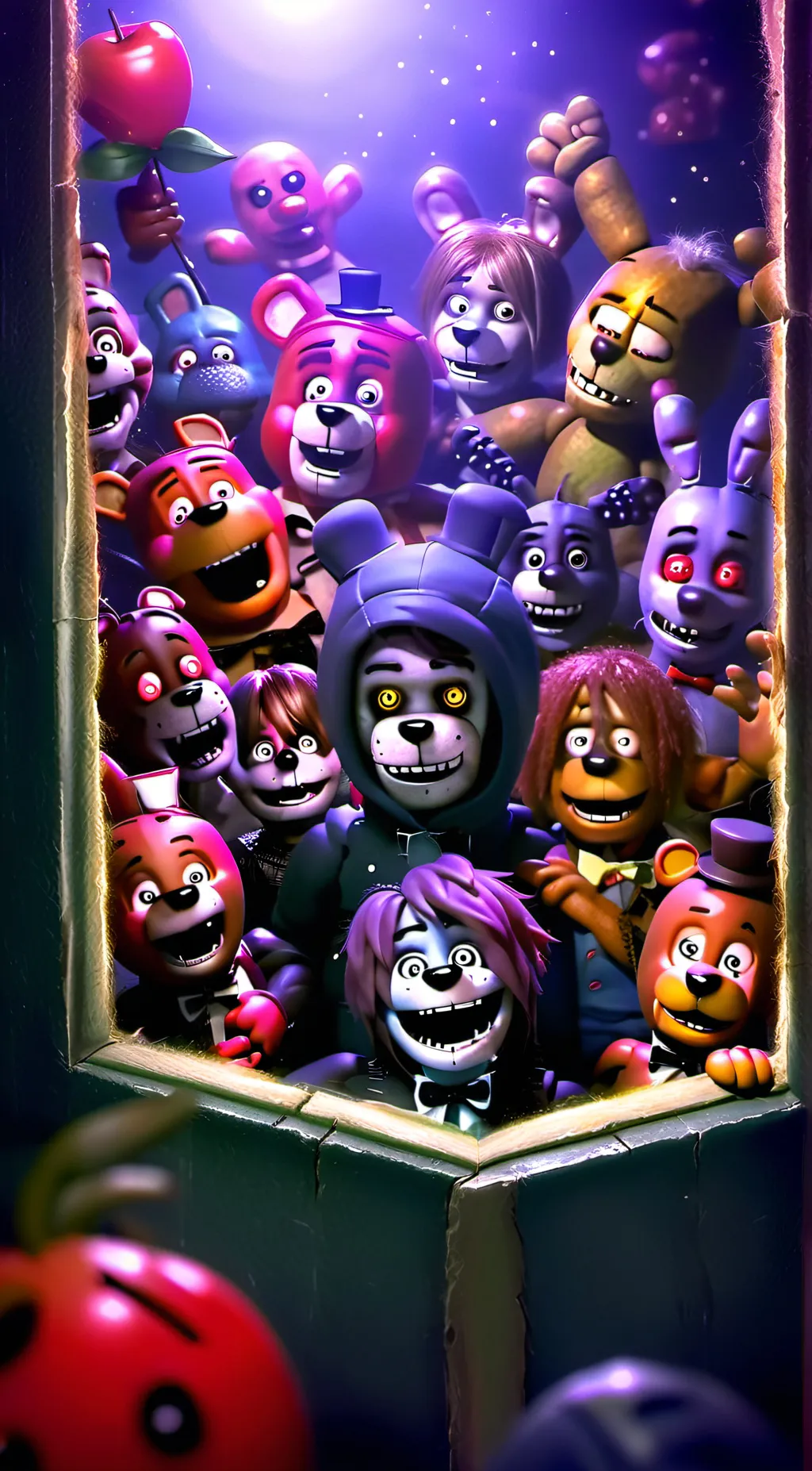 ai character: FNAF and FPE  background