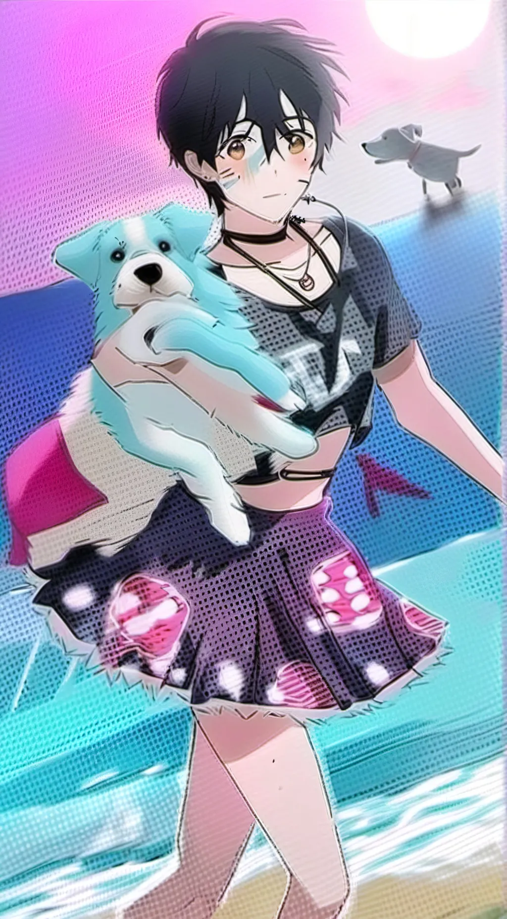 ai character: Puppykun background