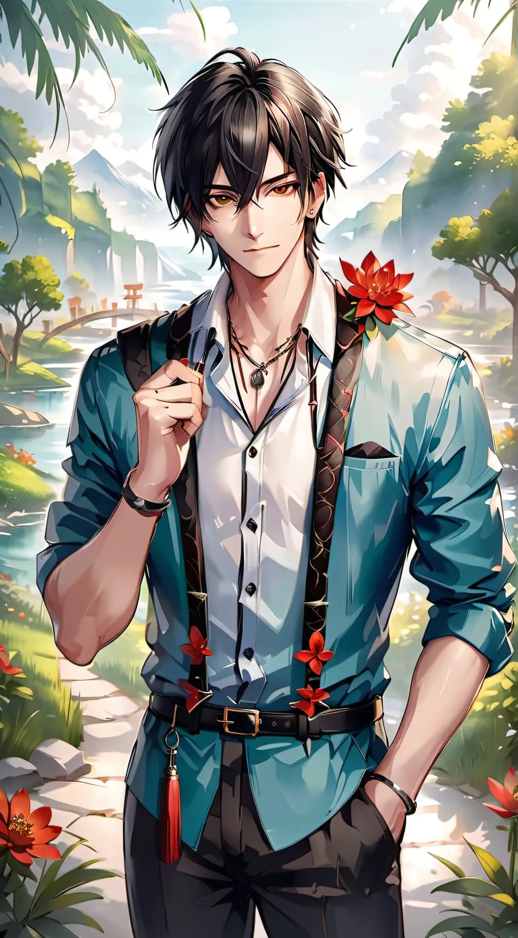 ai character: Min Ho background