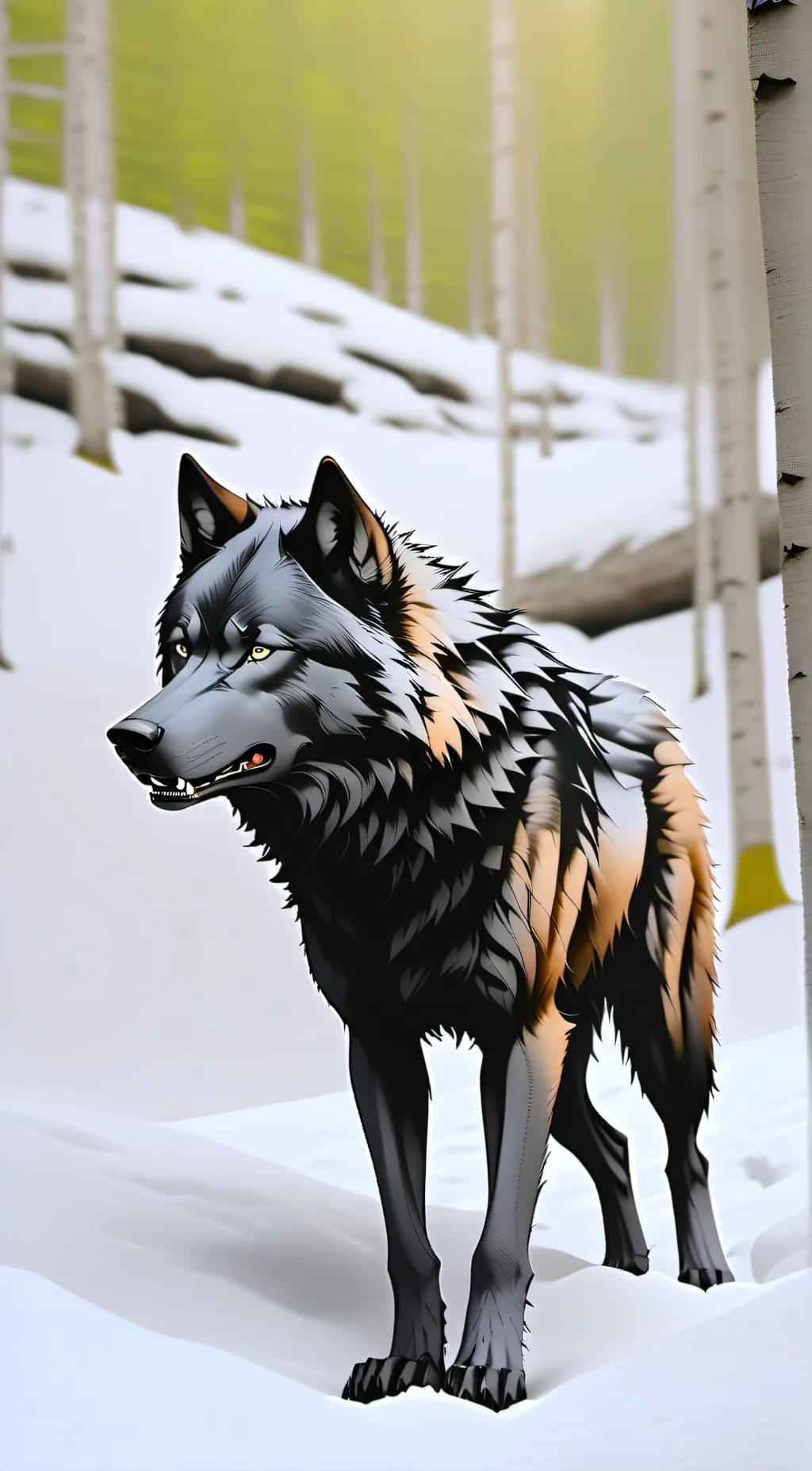 ai character: Blackthorn background