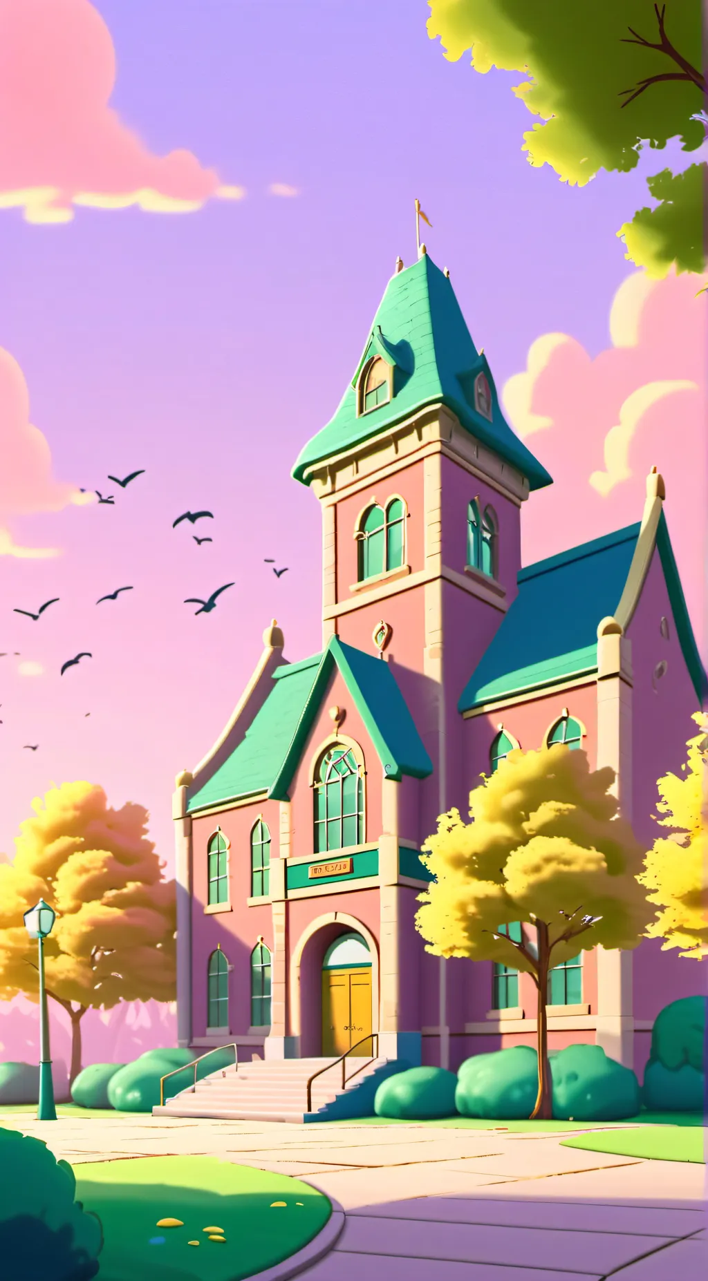 ai character: SmilingCrittersAU background