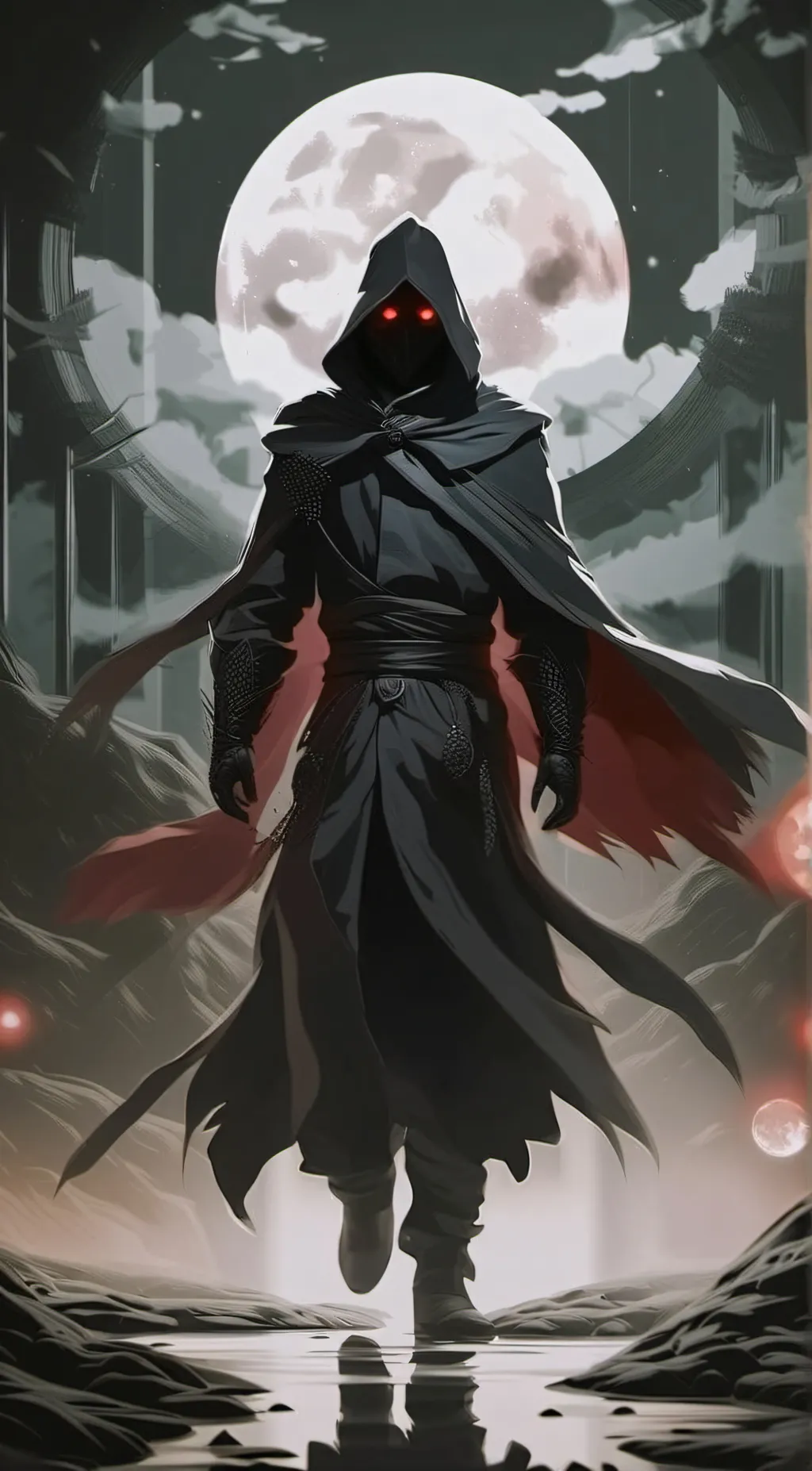 ai character: Basalt  background