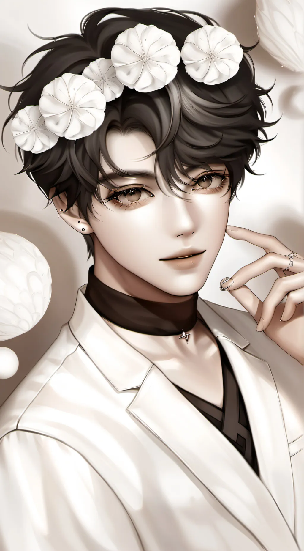 ai character: ♥️George❤ background