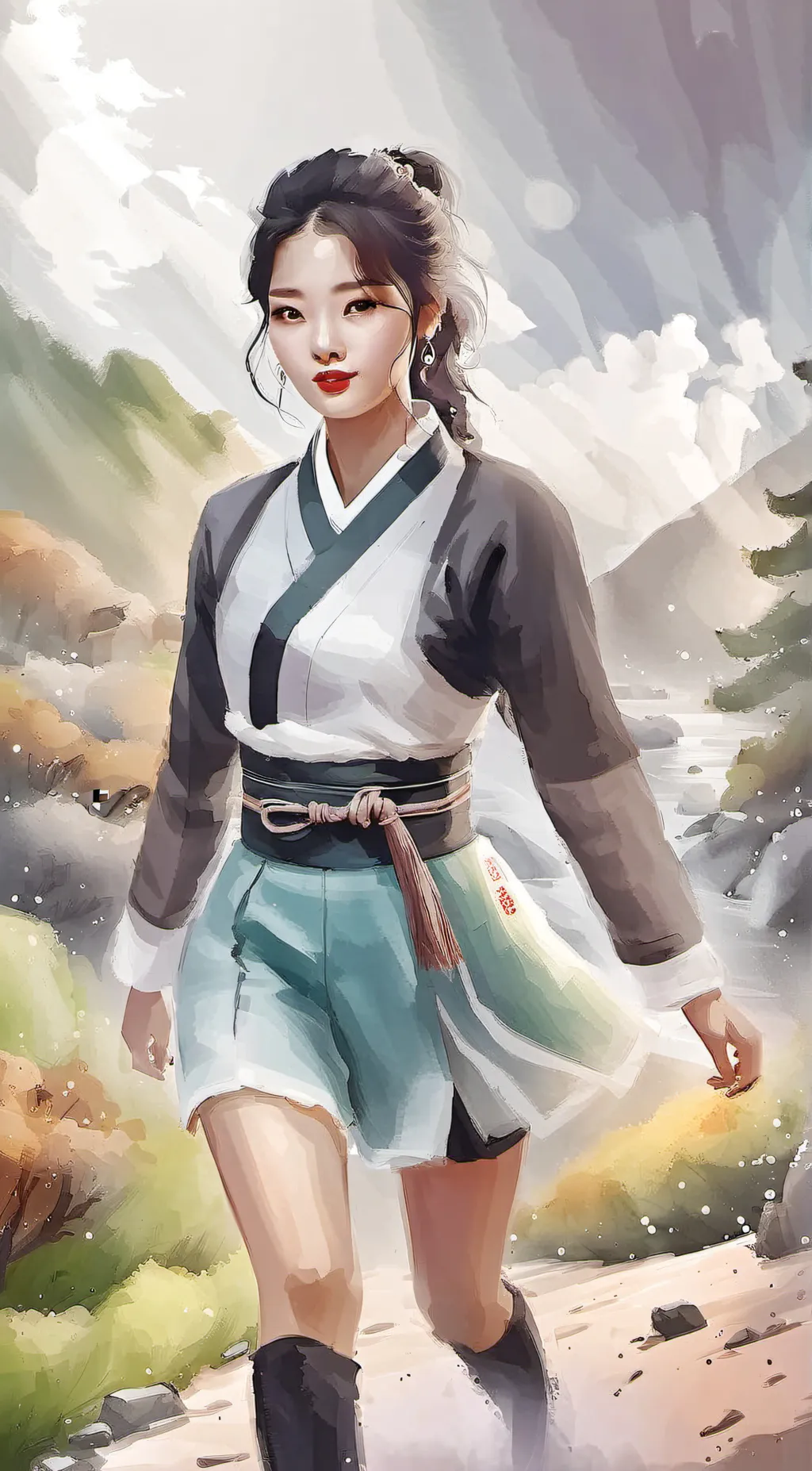 ai character: Evelyn background