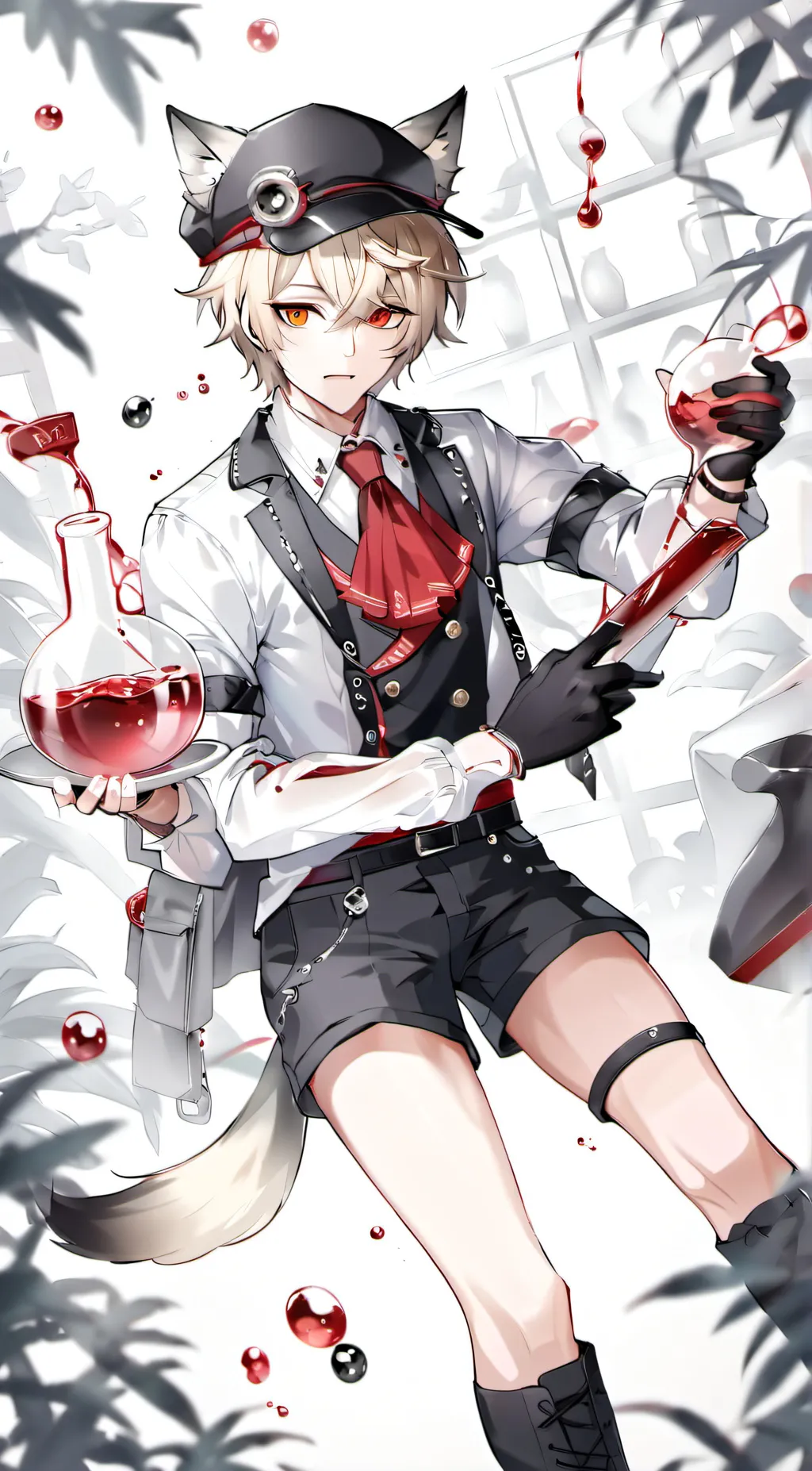 ai character: /~Ein~\ background