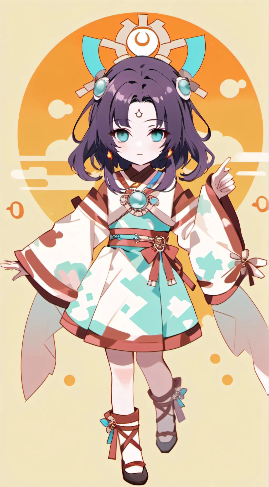 ai character: Shinobu kocho  background